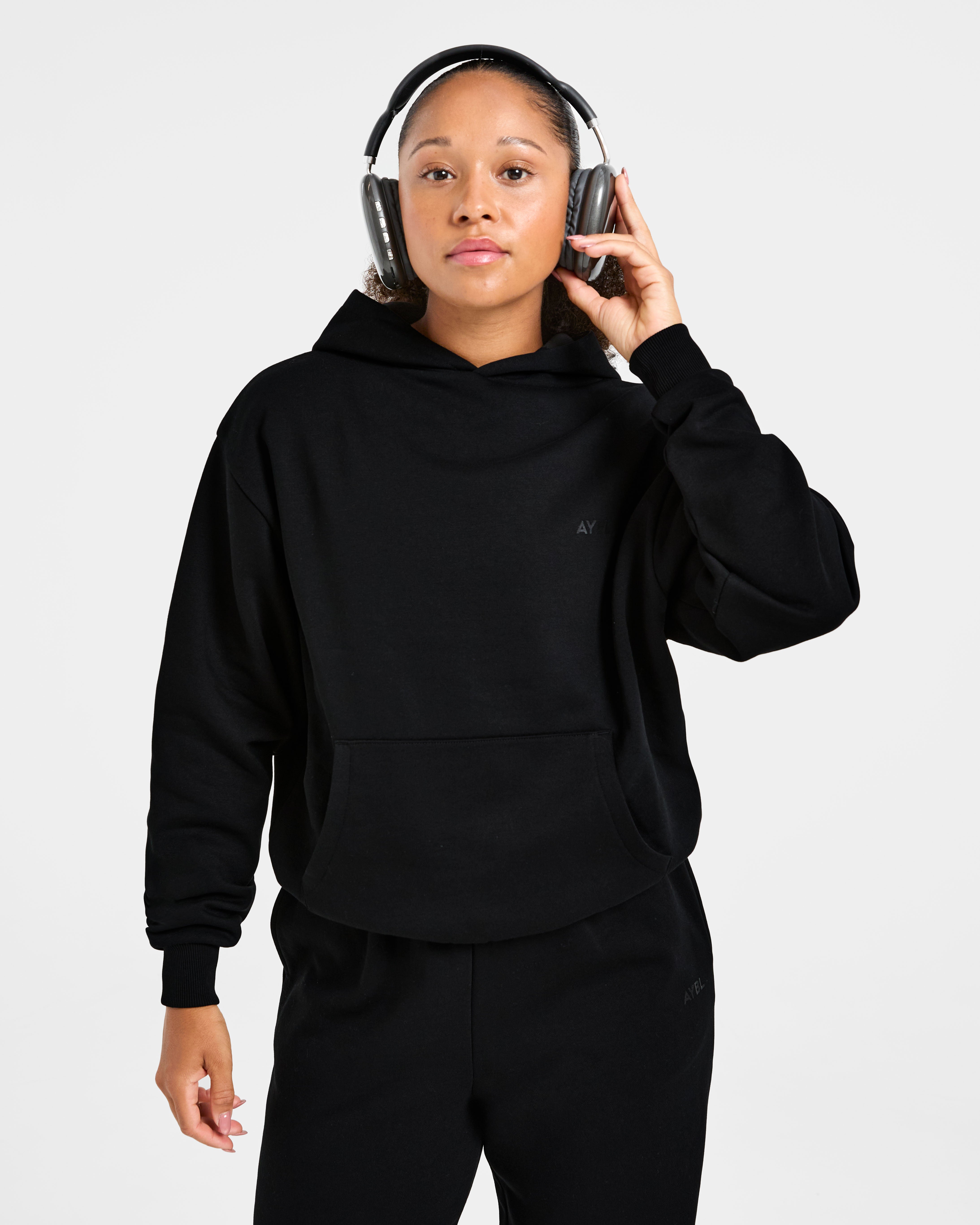 Lifestyle Oversized Hoodie - Zwart