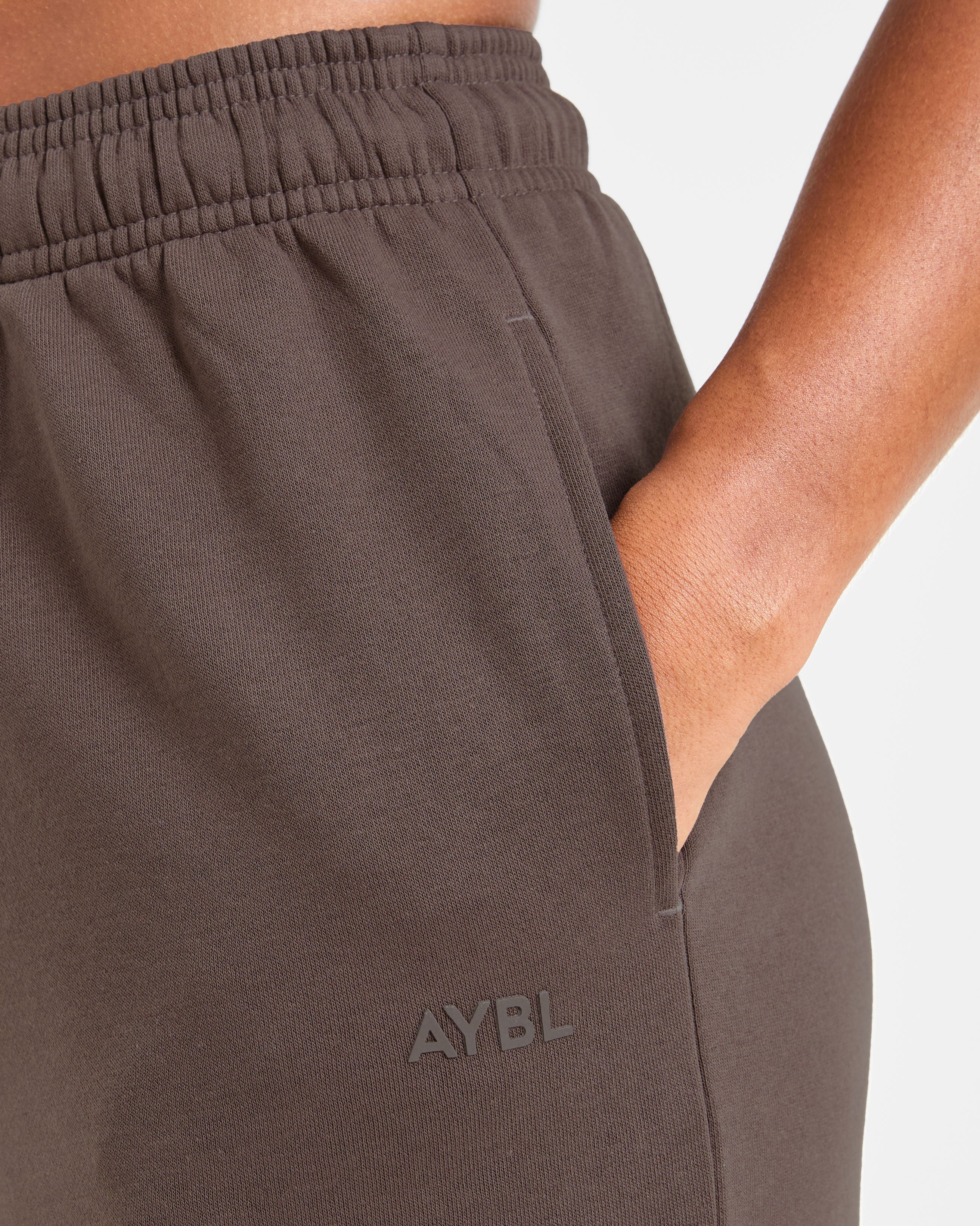 Lifestyle Oversized Straight Leg Joggers - Umber Bruin