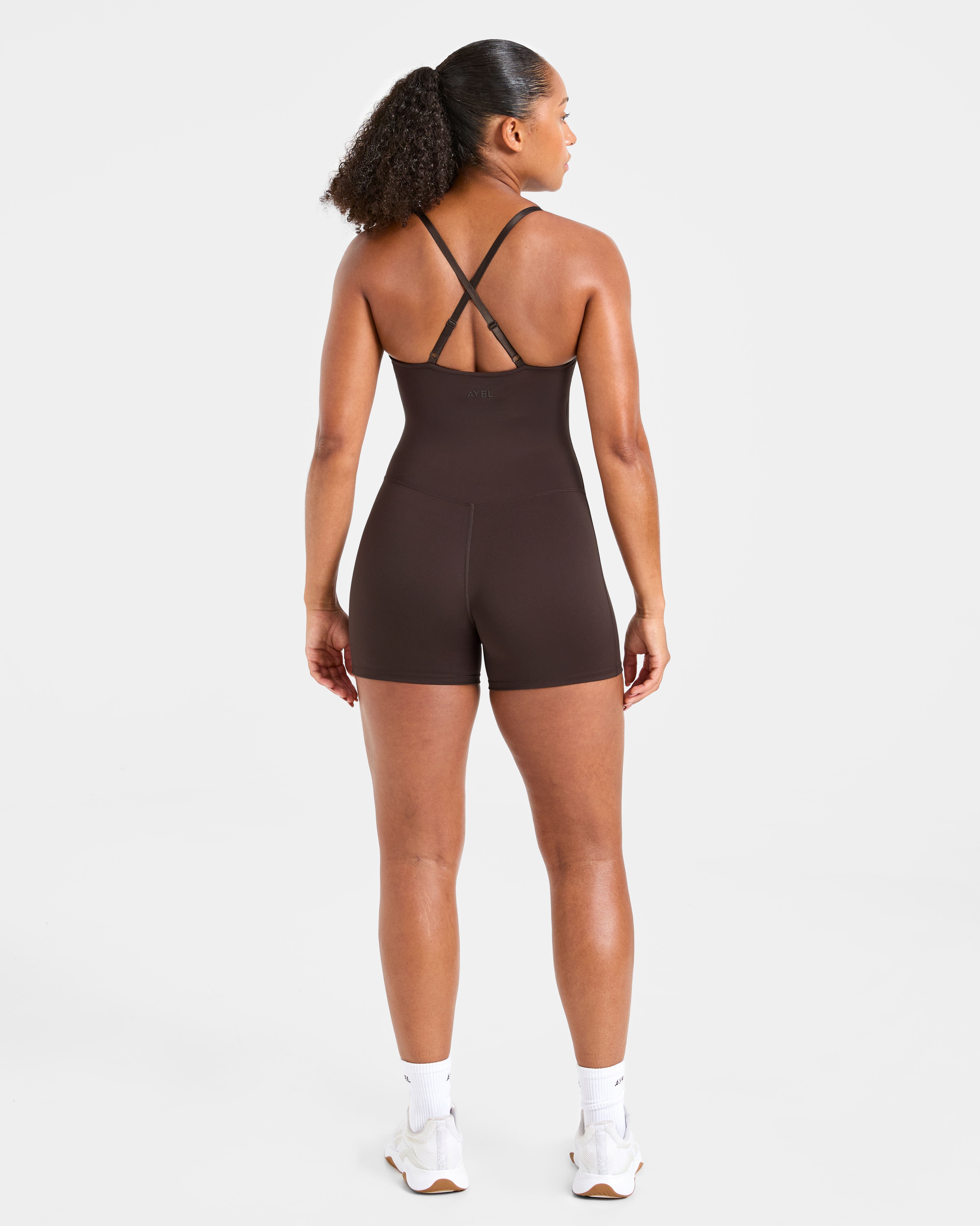 Staple Shorts All In One - Coffee Bruin