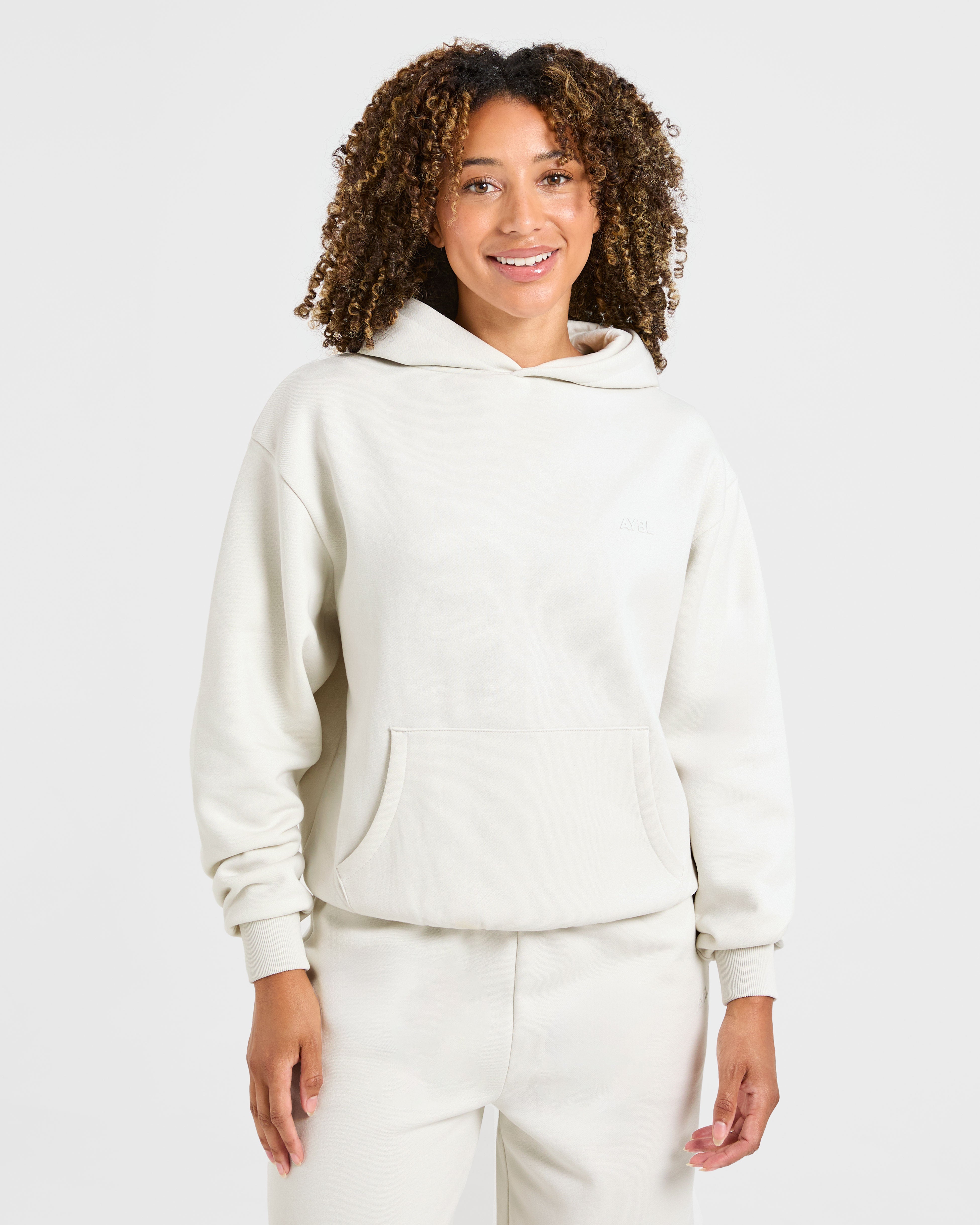 Lifestyle Oversized Hoodie - Off Wit