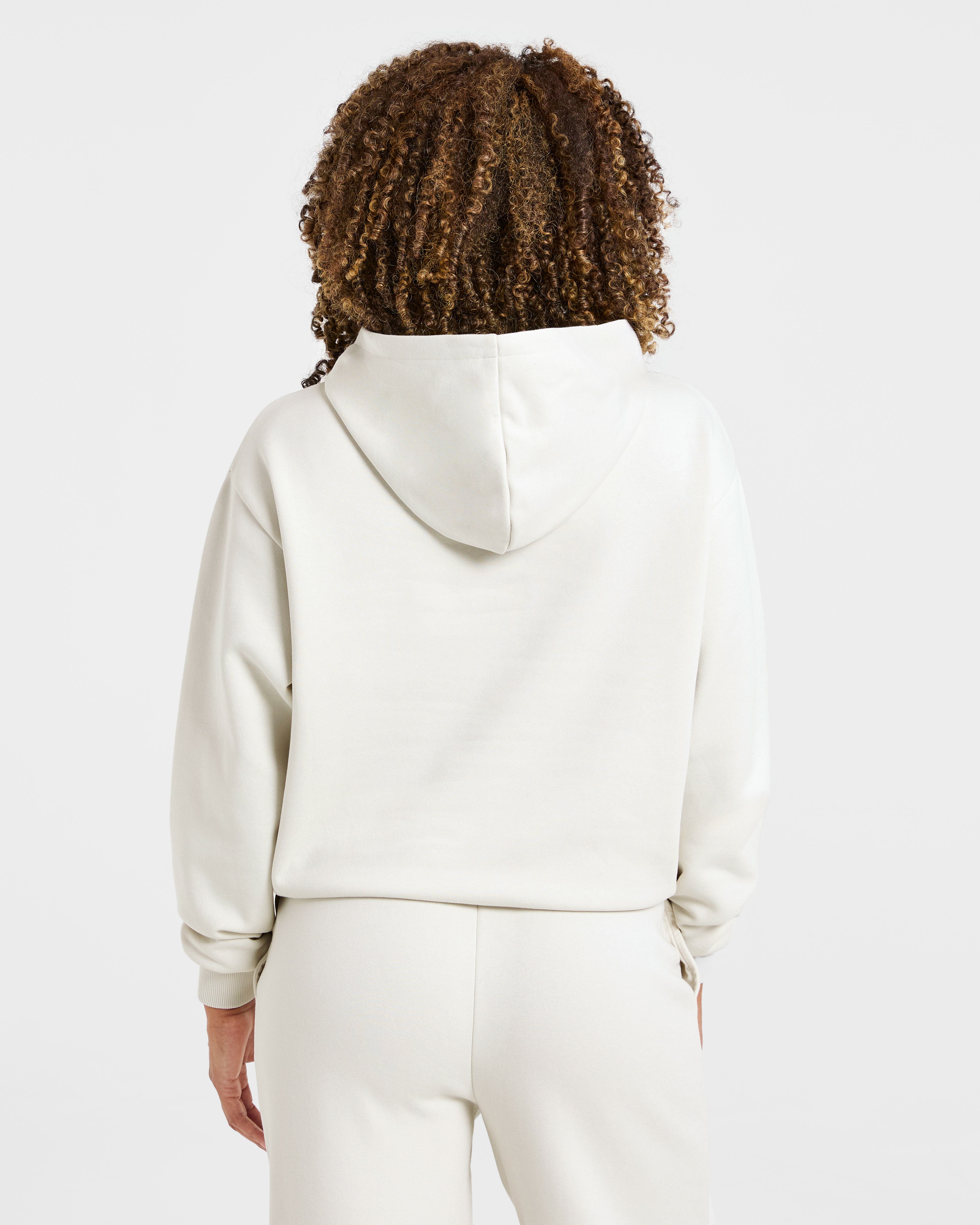 Lifestyle Oversized Hoodie - Off Wit