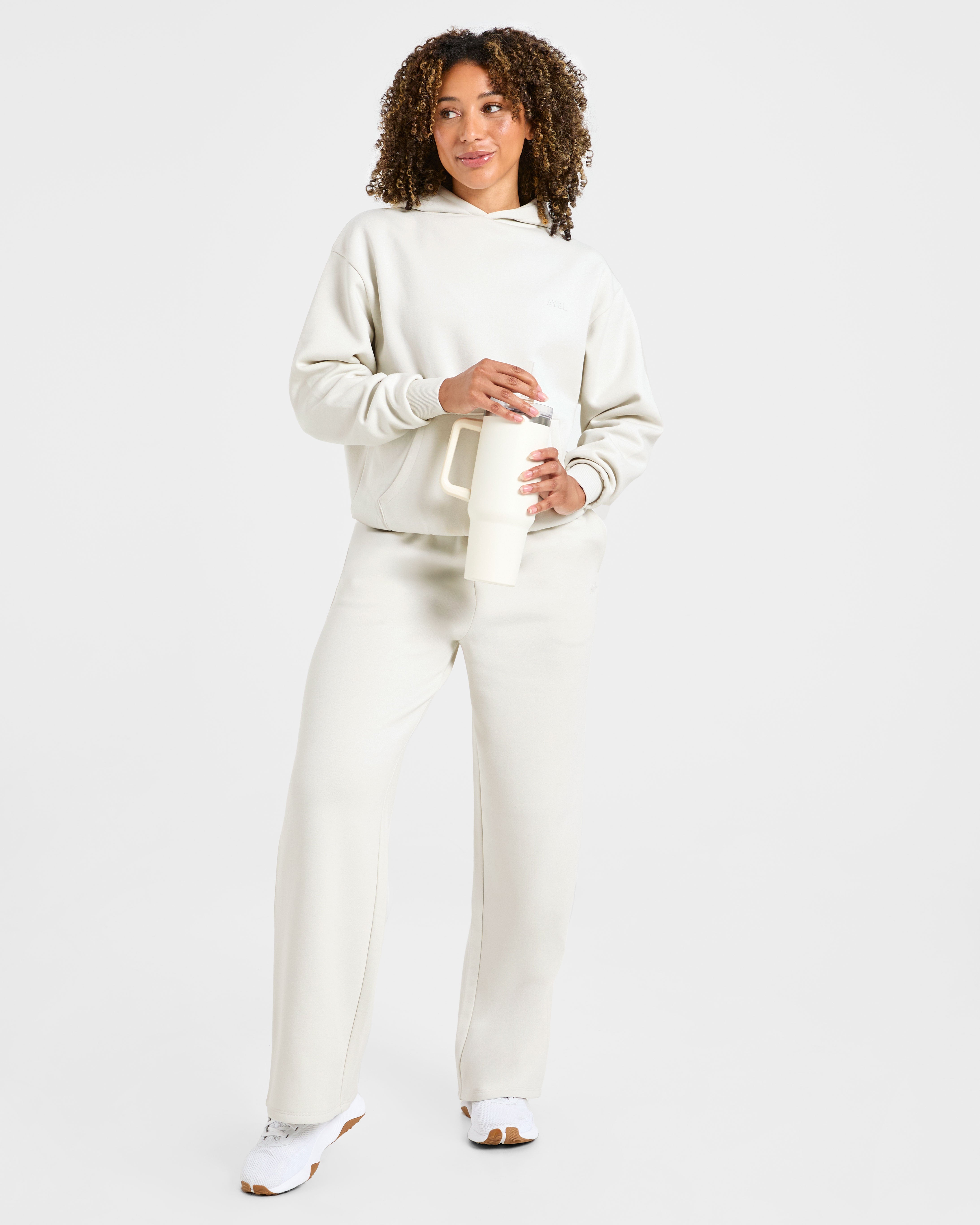Lifestyle Oversized Hoodie - Off Wit