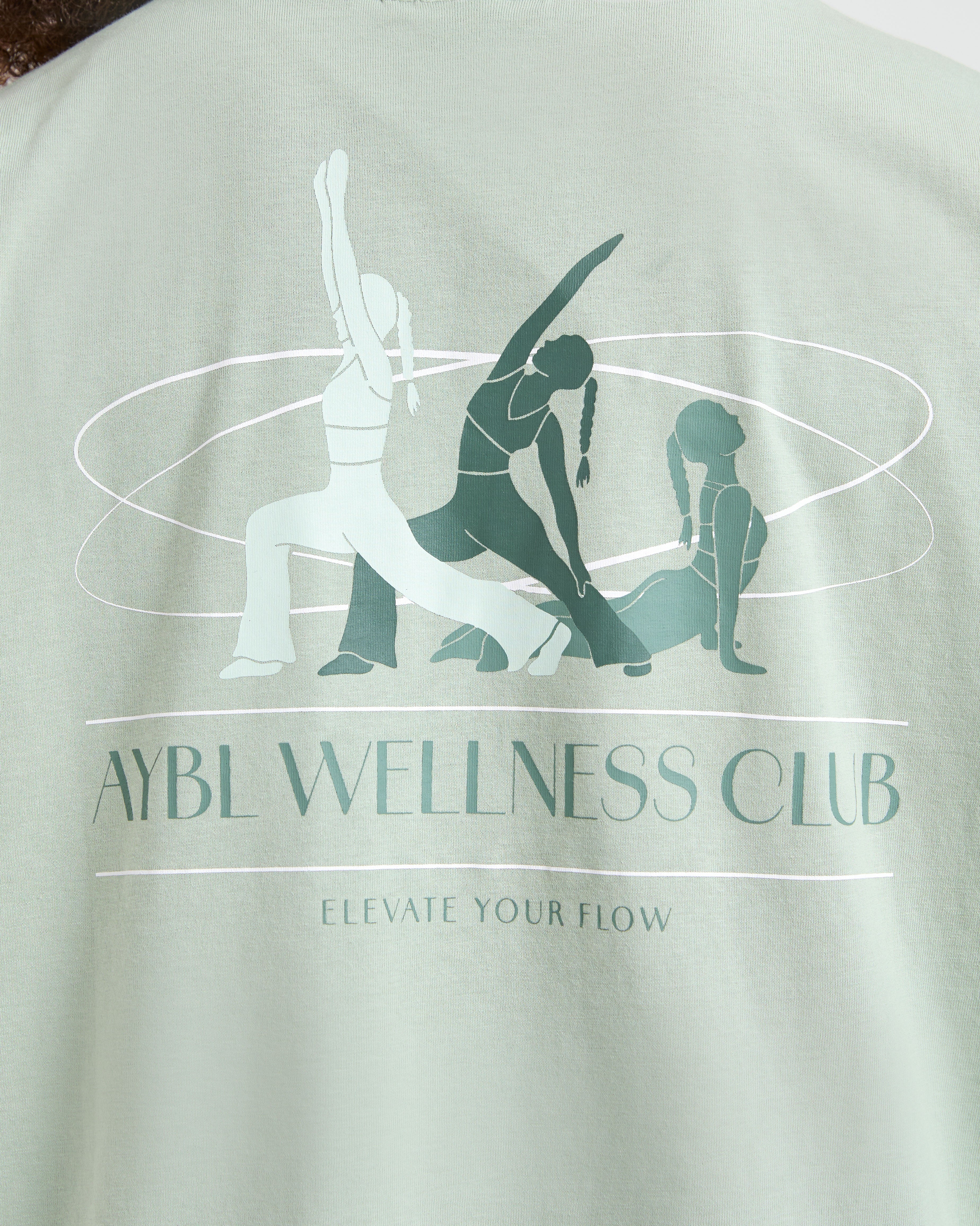 AYBL Wellness Oversized T Shirt - Groen