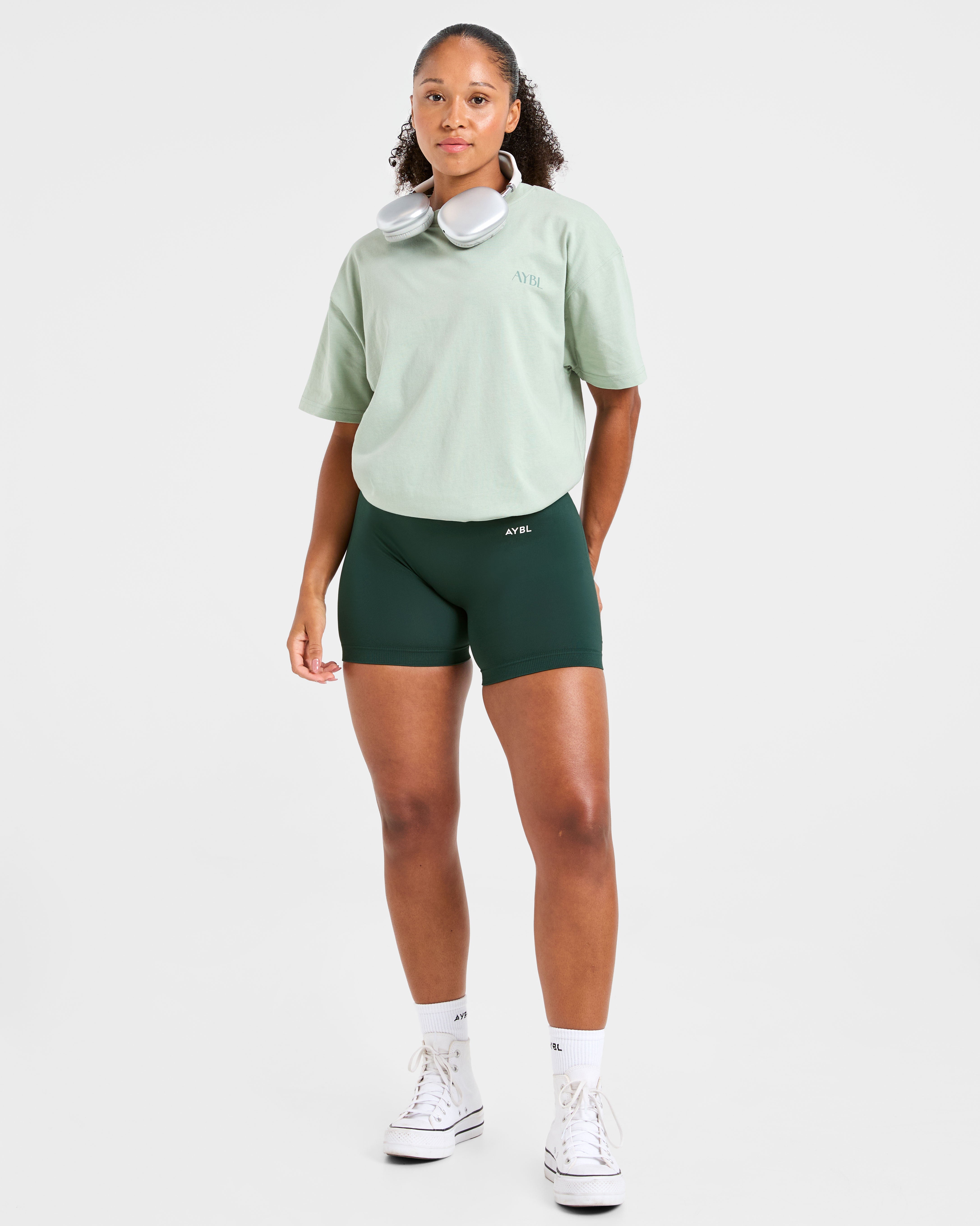 AYBL Wellness Oversized T Shirt - Groen