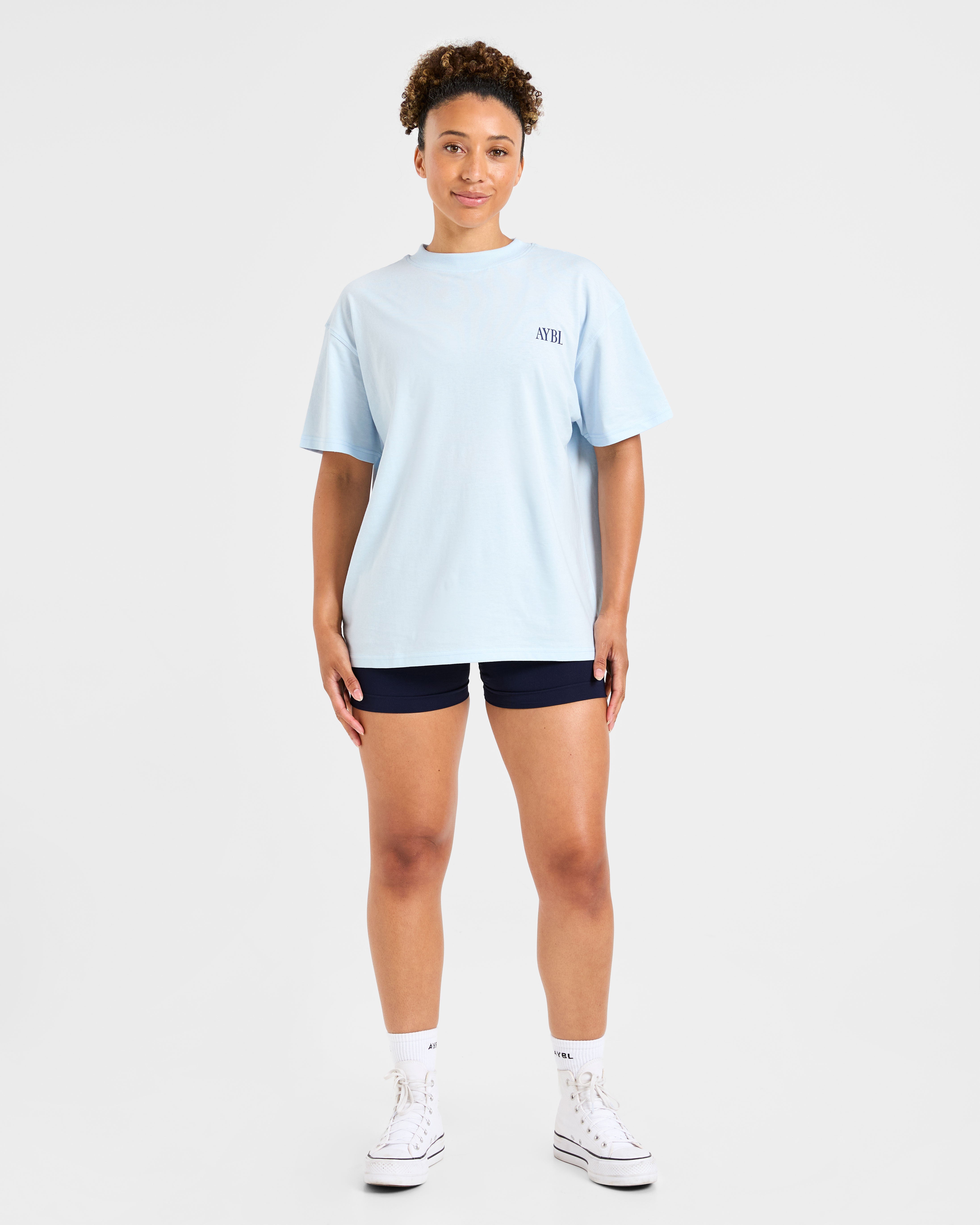 AYBL Strength Studio Oversized T Shirt - Blauw