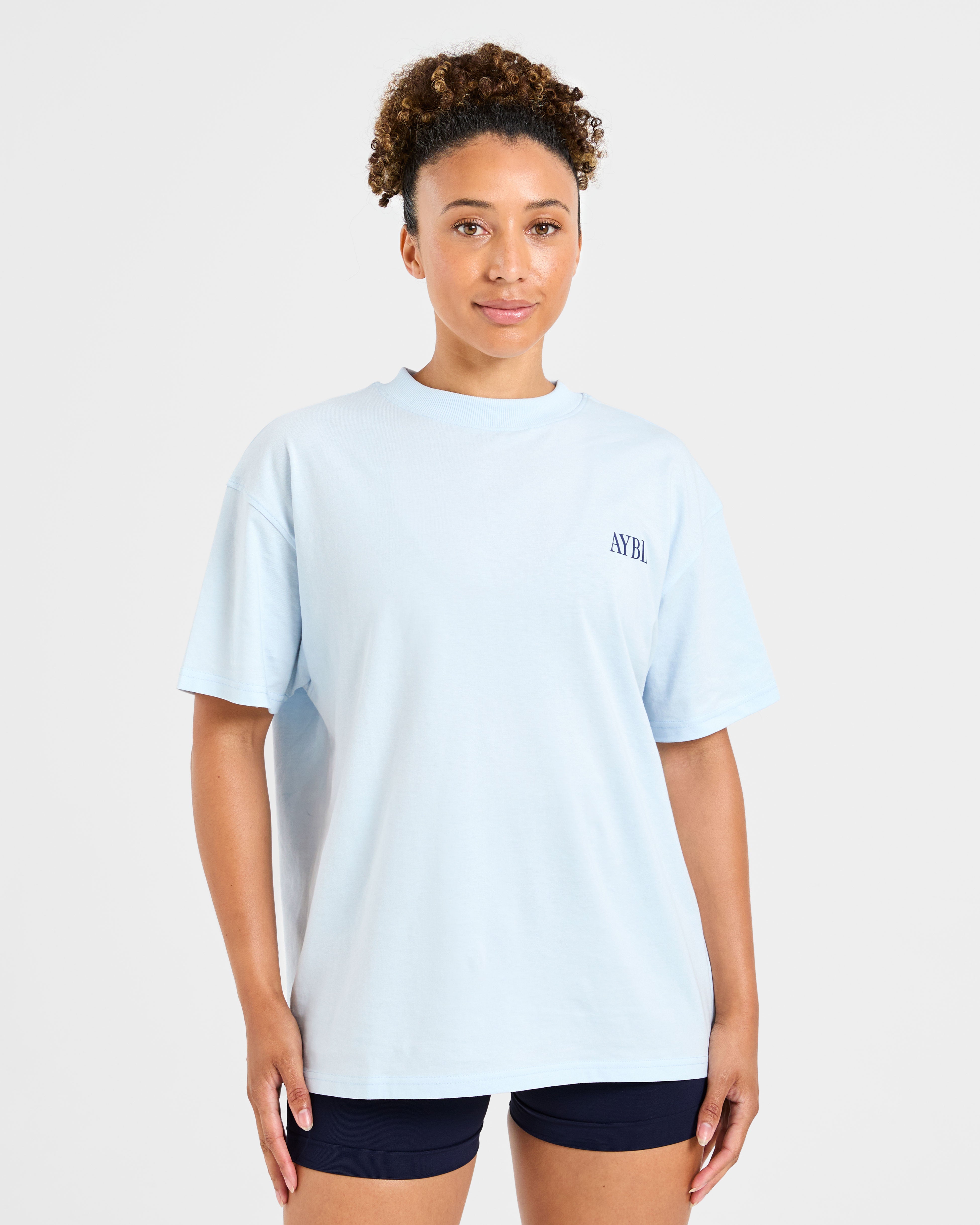 AYBL Strength Studio Oversized T Shirt - Blauw