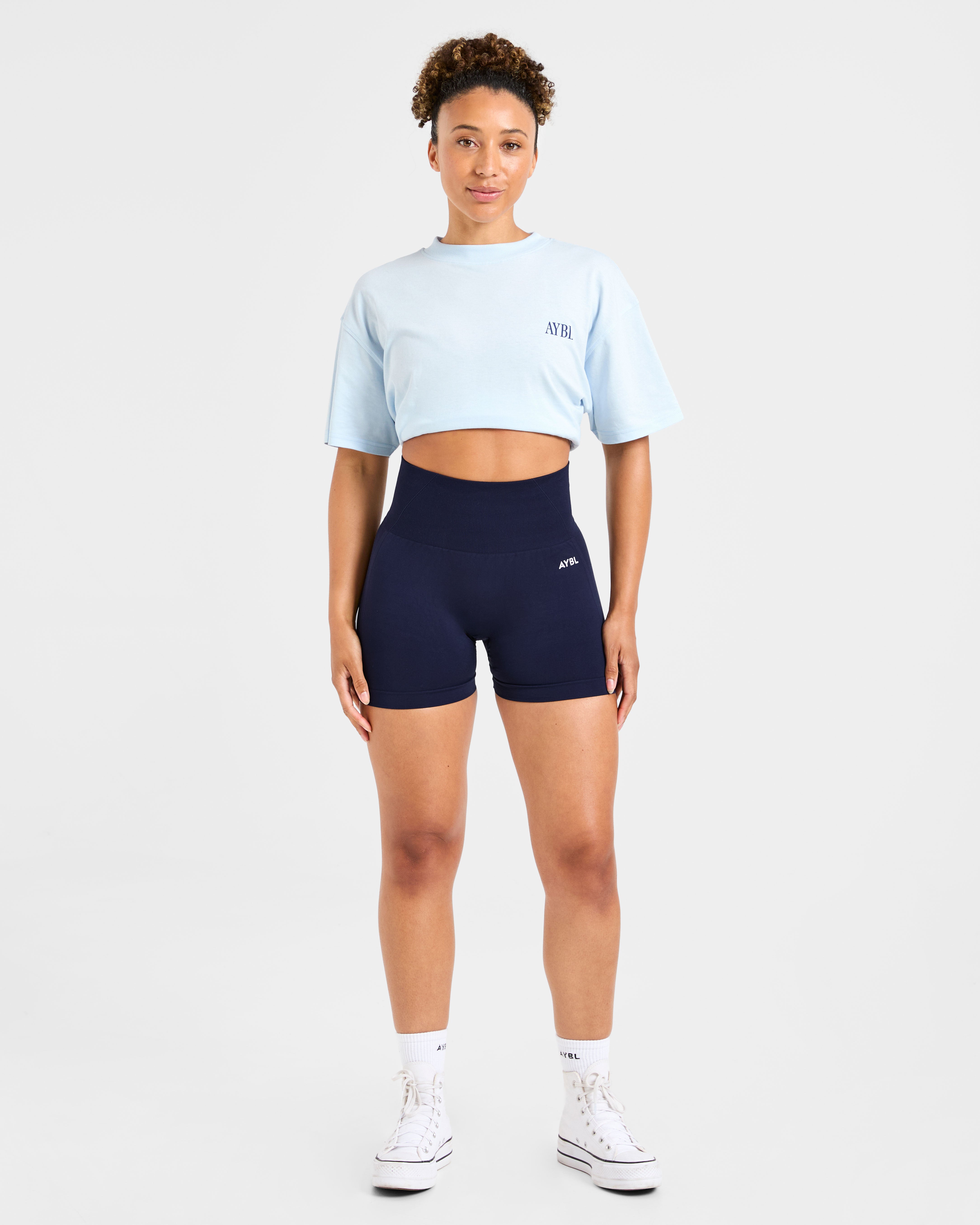 AYBL Strength Studio Oversized T Shirt - Blauw