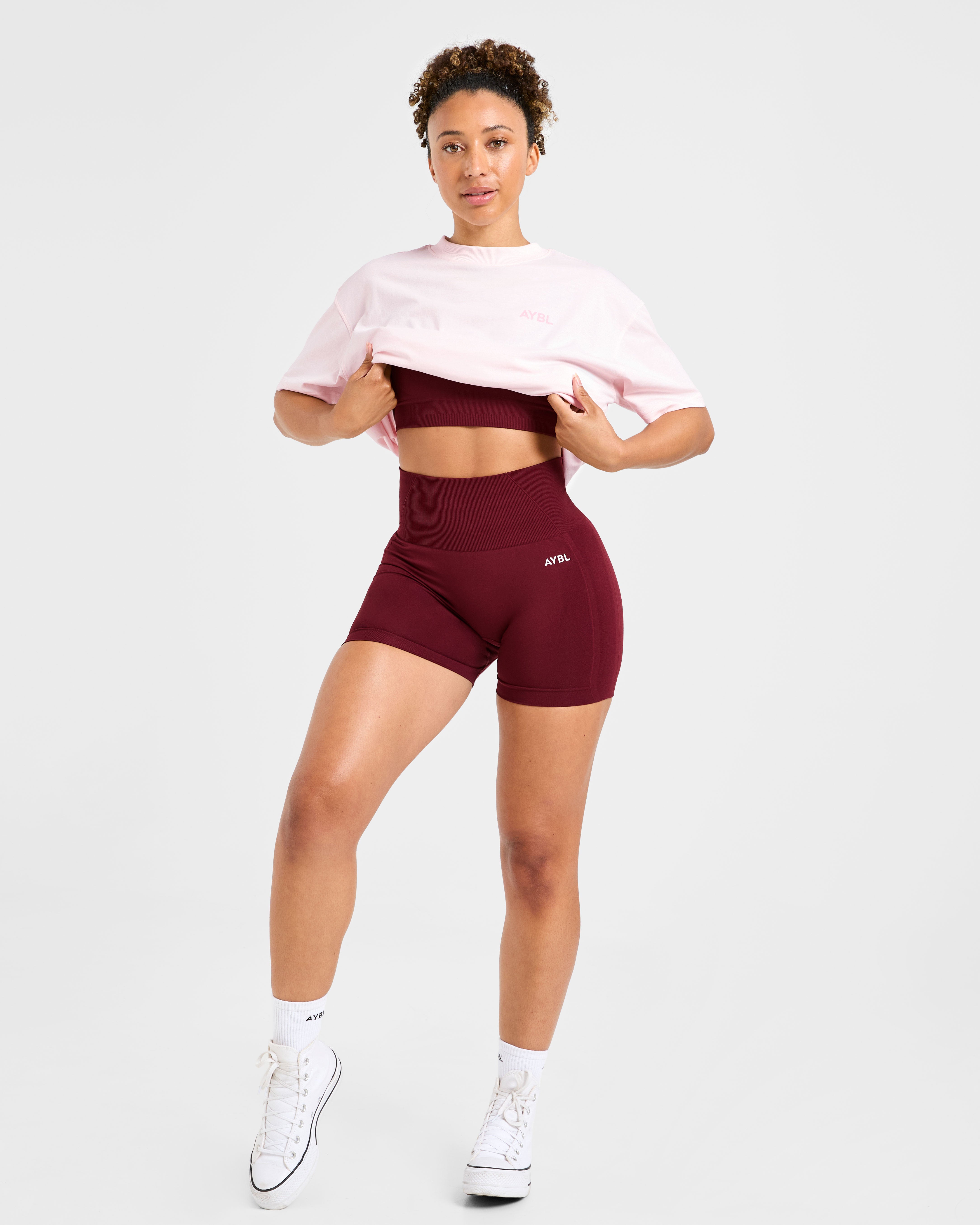 Lift Graphic Oversized T Shirt - Baby Roze