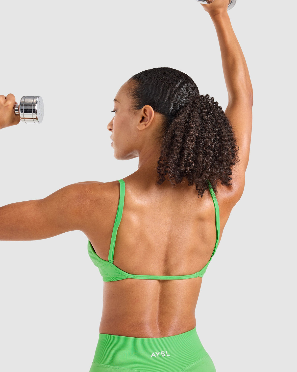 Adapt Seamless Strappy Sports Bra - Bright Groen