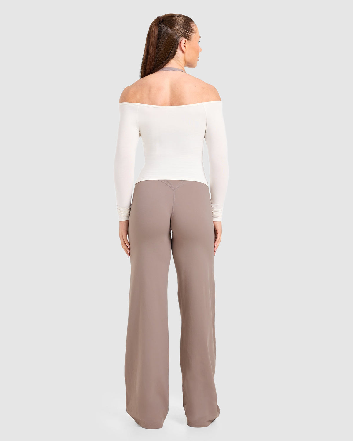 Ease Off The Shoulder Top - Cream Wit