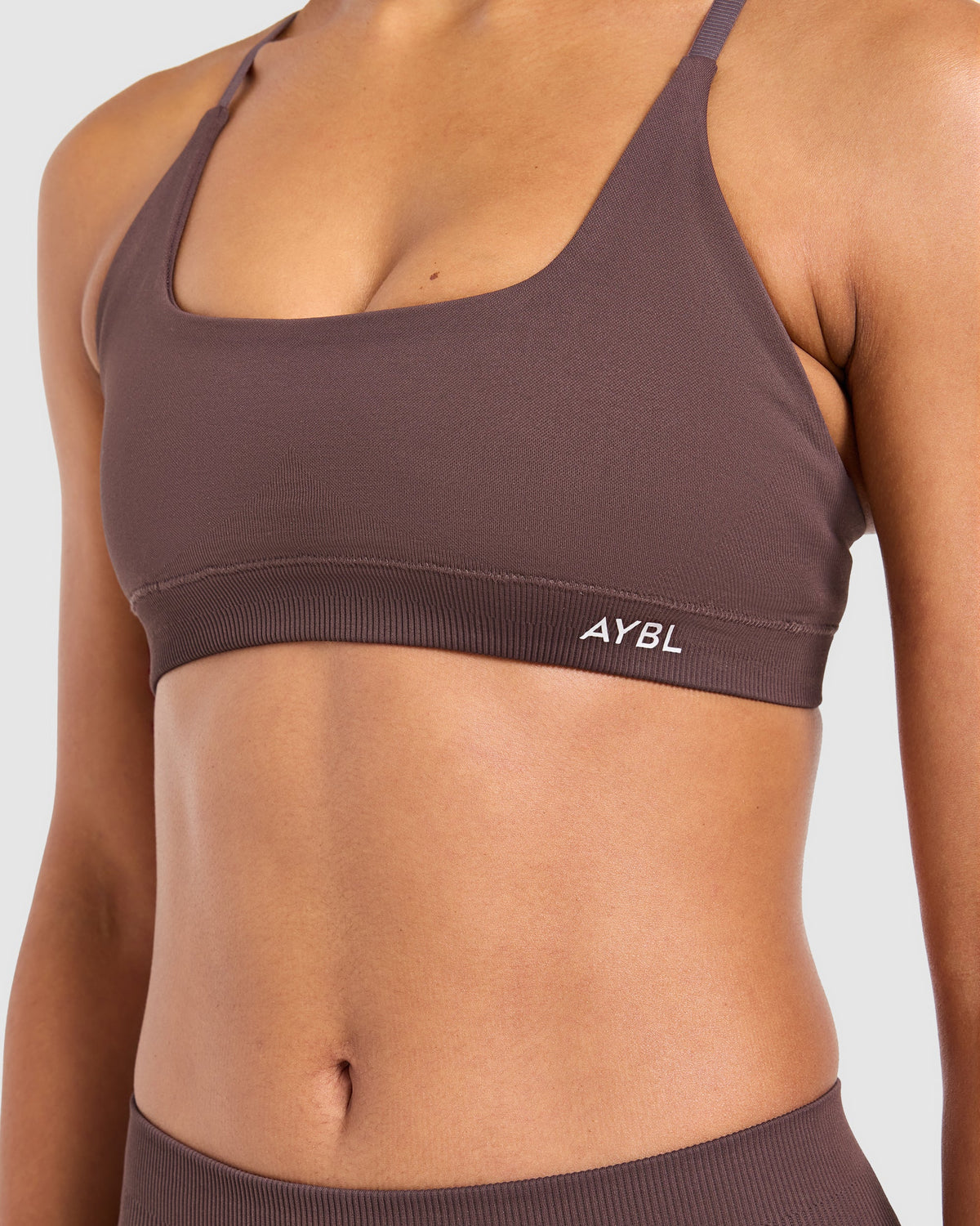 Enhance Seamless Sports Bra - Cocoa Bruin