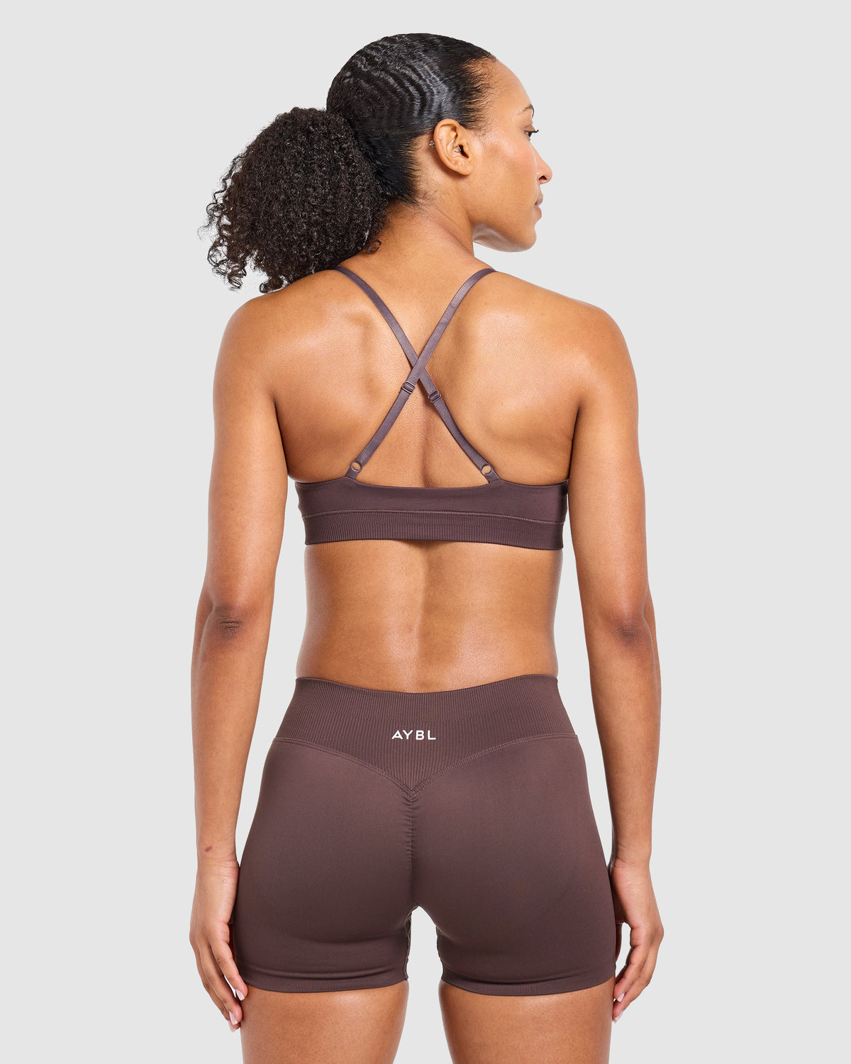 Enhance Seamless Sports Bra - Cocoa Bruin