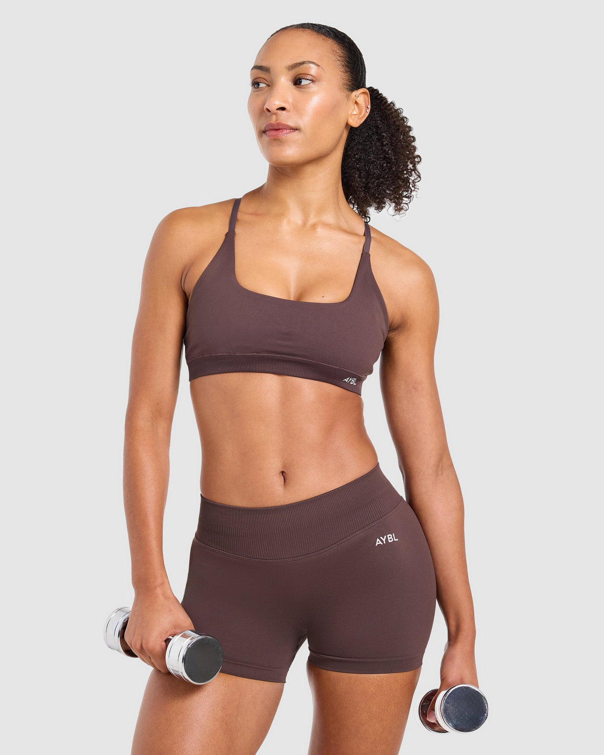 Enhance Seamless Sports Bra - Cocoa Bruin