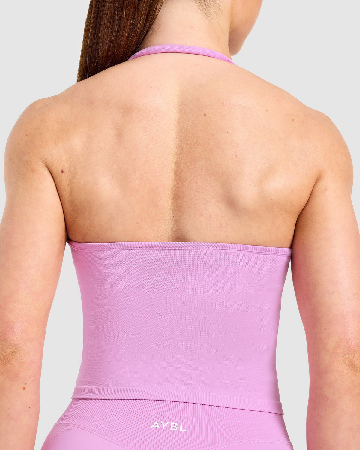 Enhance Seamless Halterneck Top - Deep Lilac