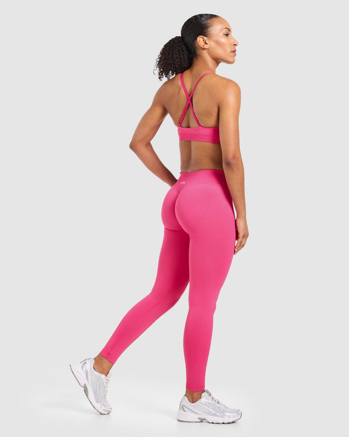 Enhance Seamless Sports Bra - Raspberry Roze
