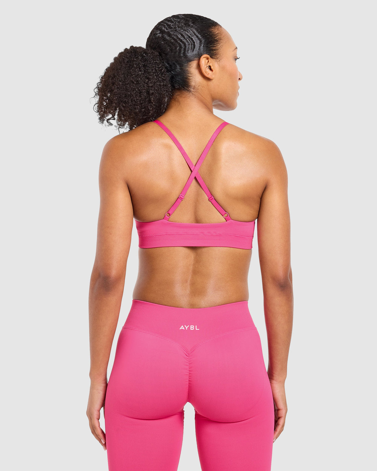 Enhance Seamless Sports Bra - Raspberry Roze
