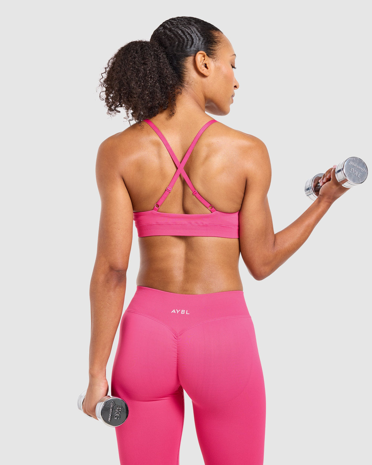 Enhance Seamless Sports Bra - Raspberry Roze
