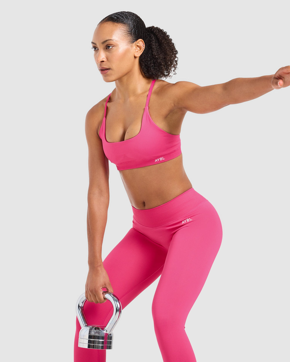 Enhance Seamless Leggings - Raspberry Roze