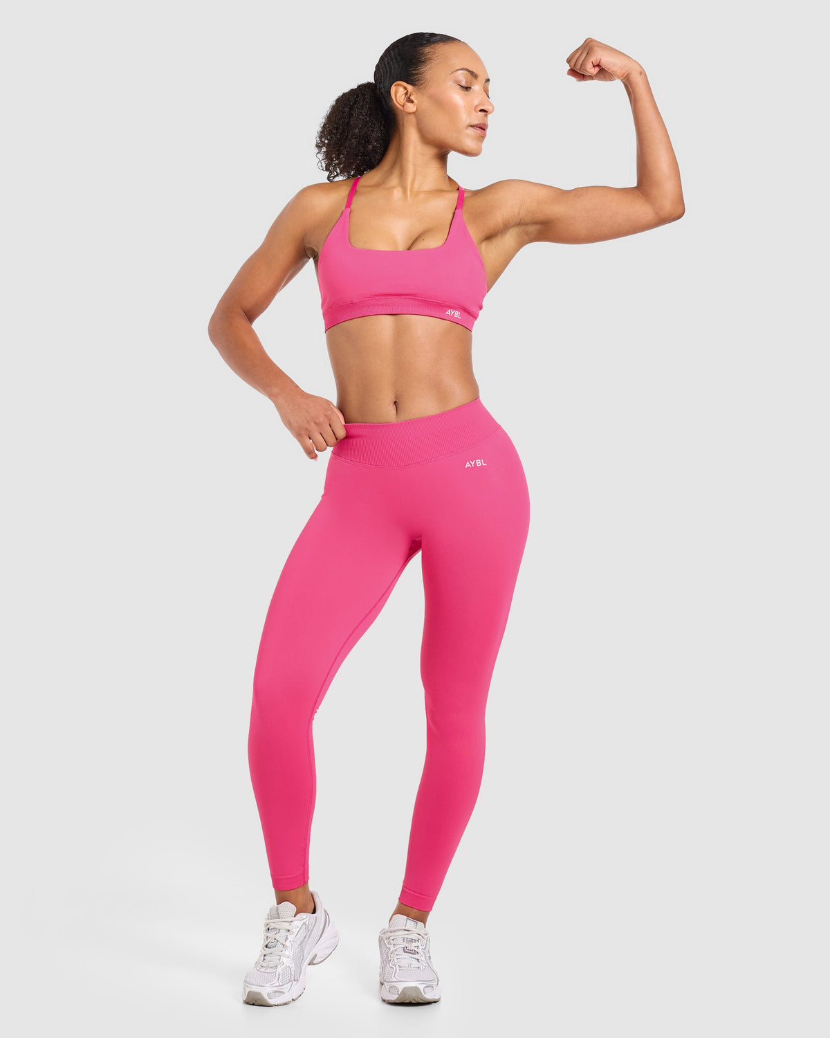 Enhance Seamless Leggings - Raspberry Roze