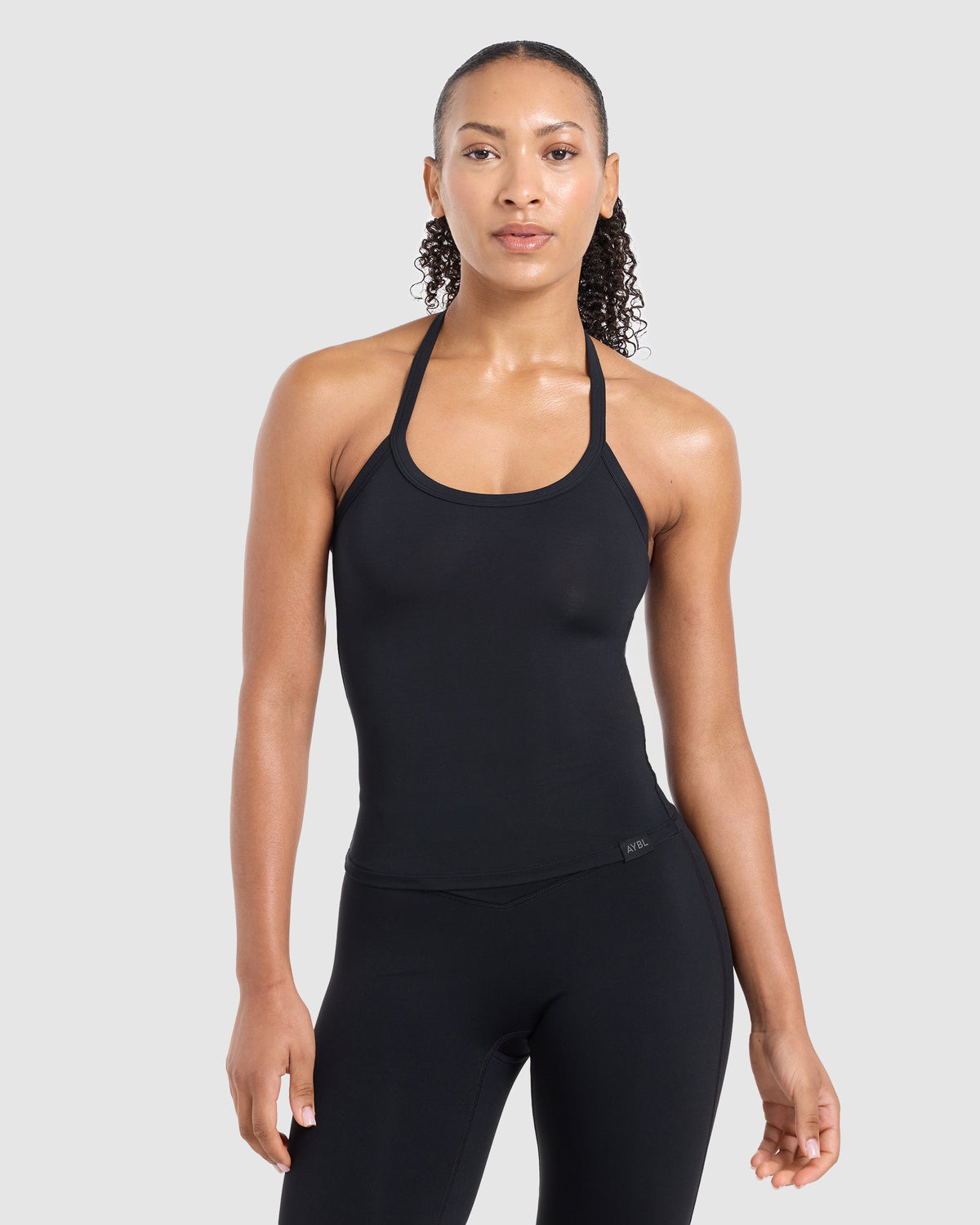 Ease Halterneck Top - Zwart