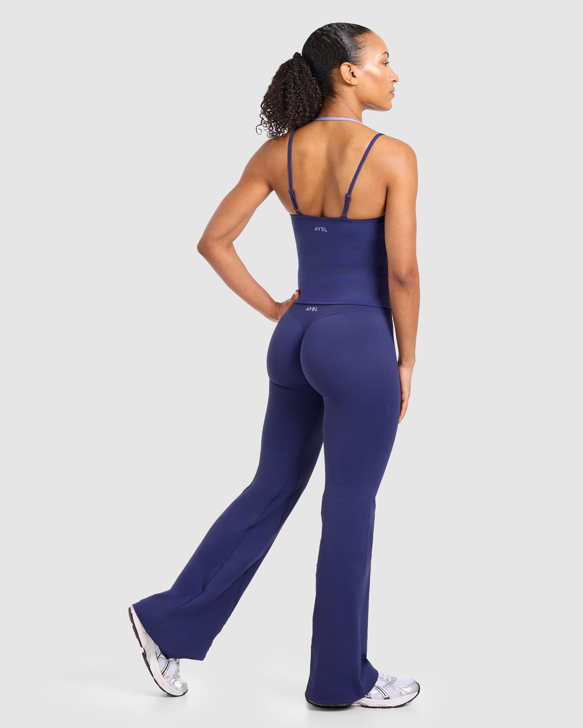 Double Layered Tank Top - Storm Blauw