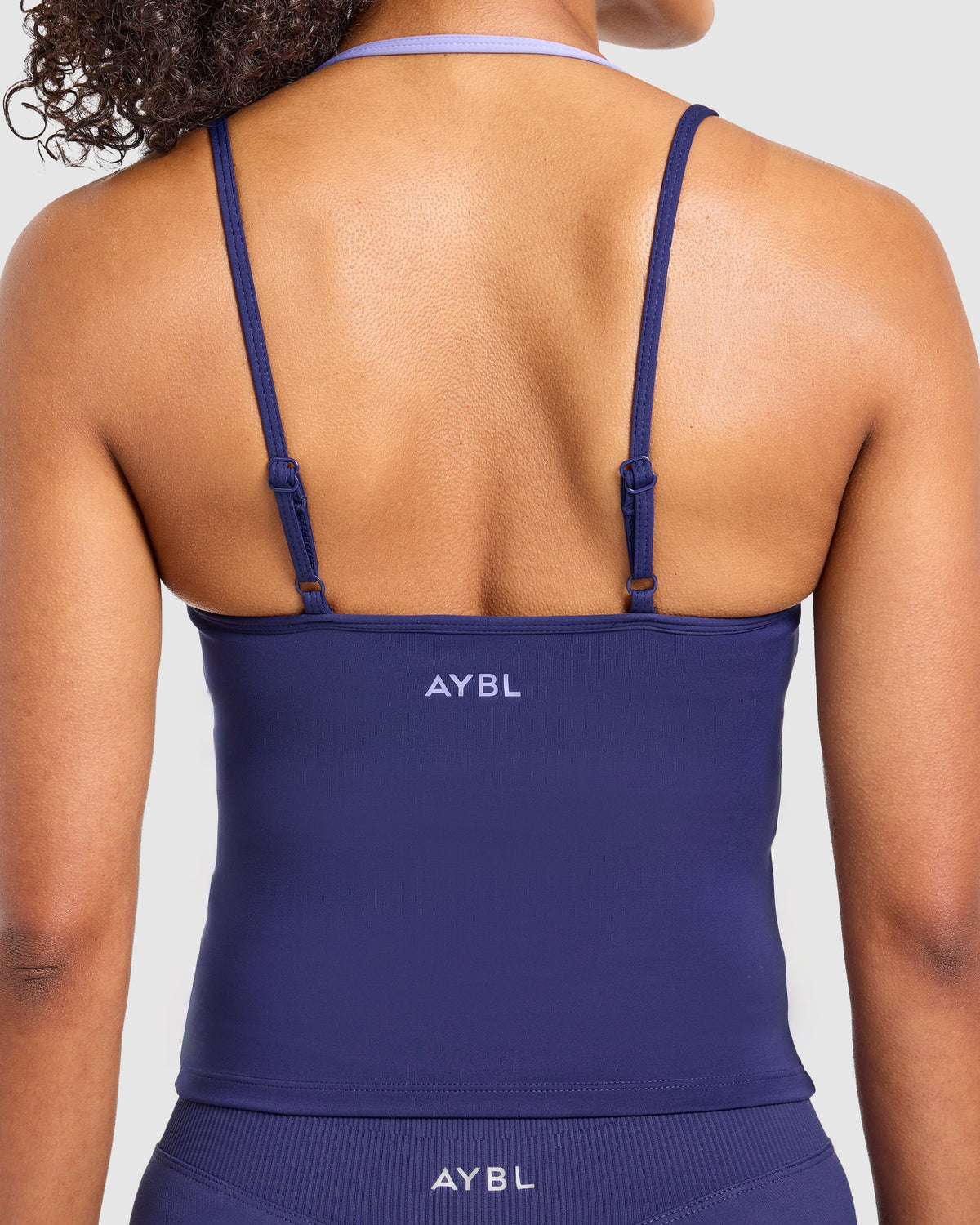 Double Layered Tank Top - Storm Blauw