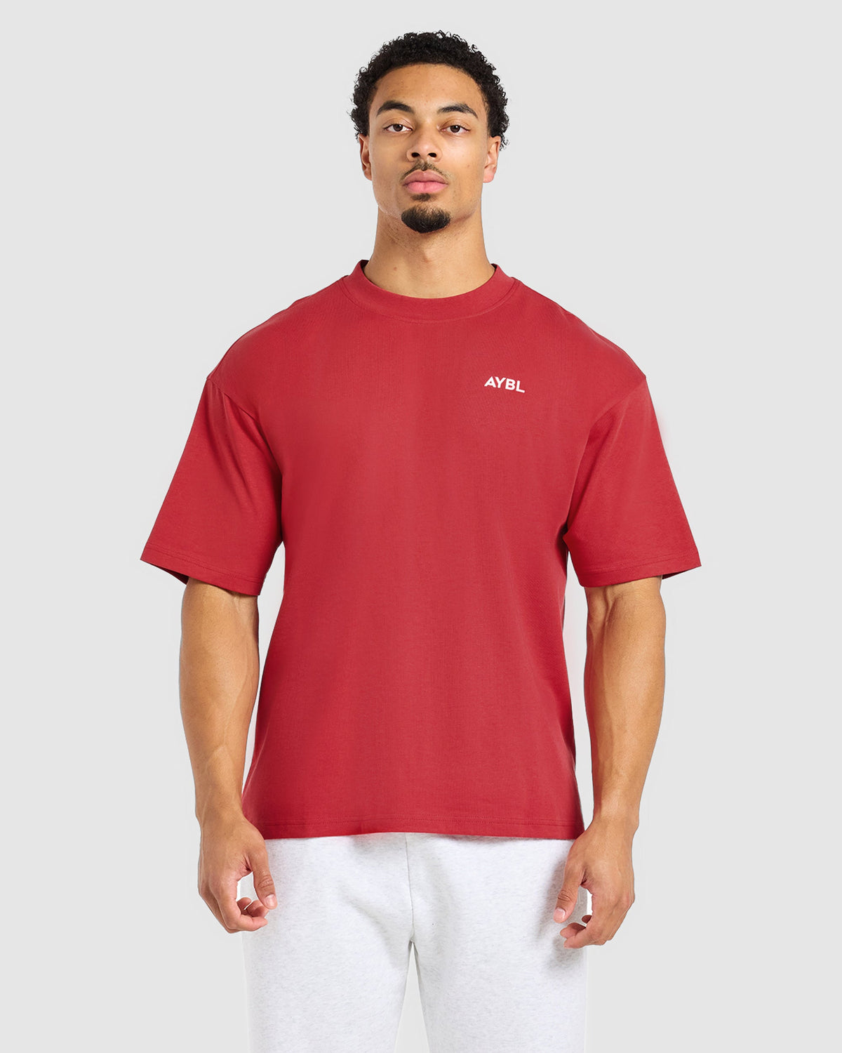 Essential Oversized T Shirt - Rood