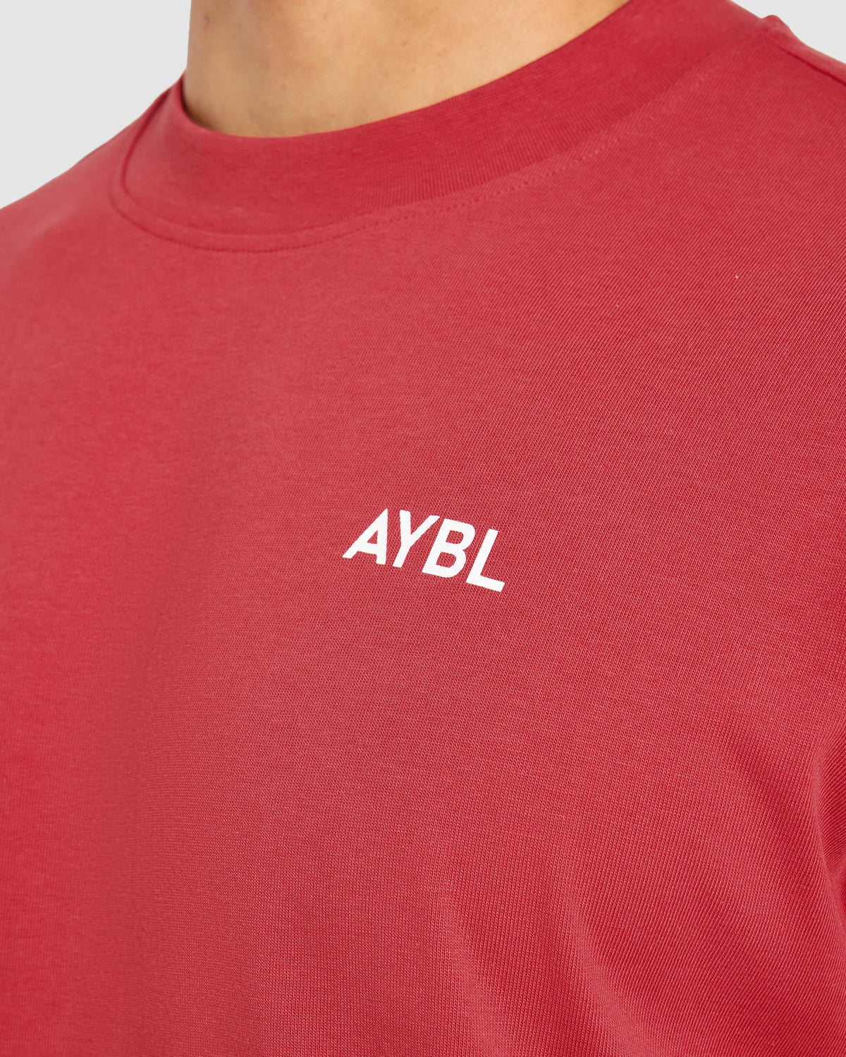 Essential Oversized T Shirt - Rood