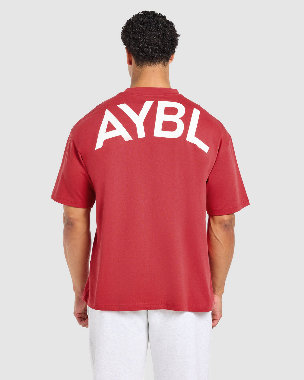 Essential Oversized T Shirt - Rood
