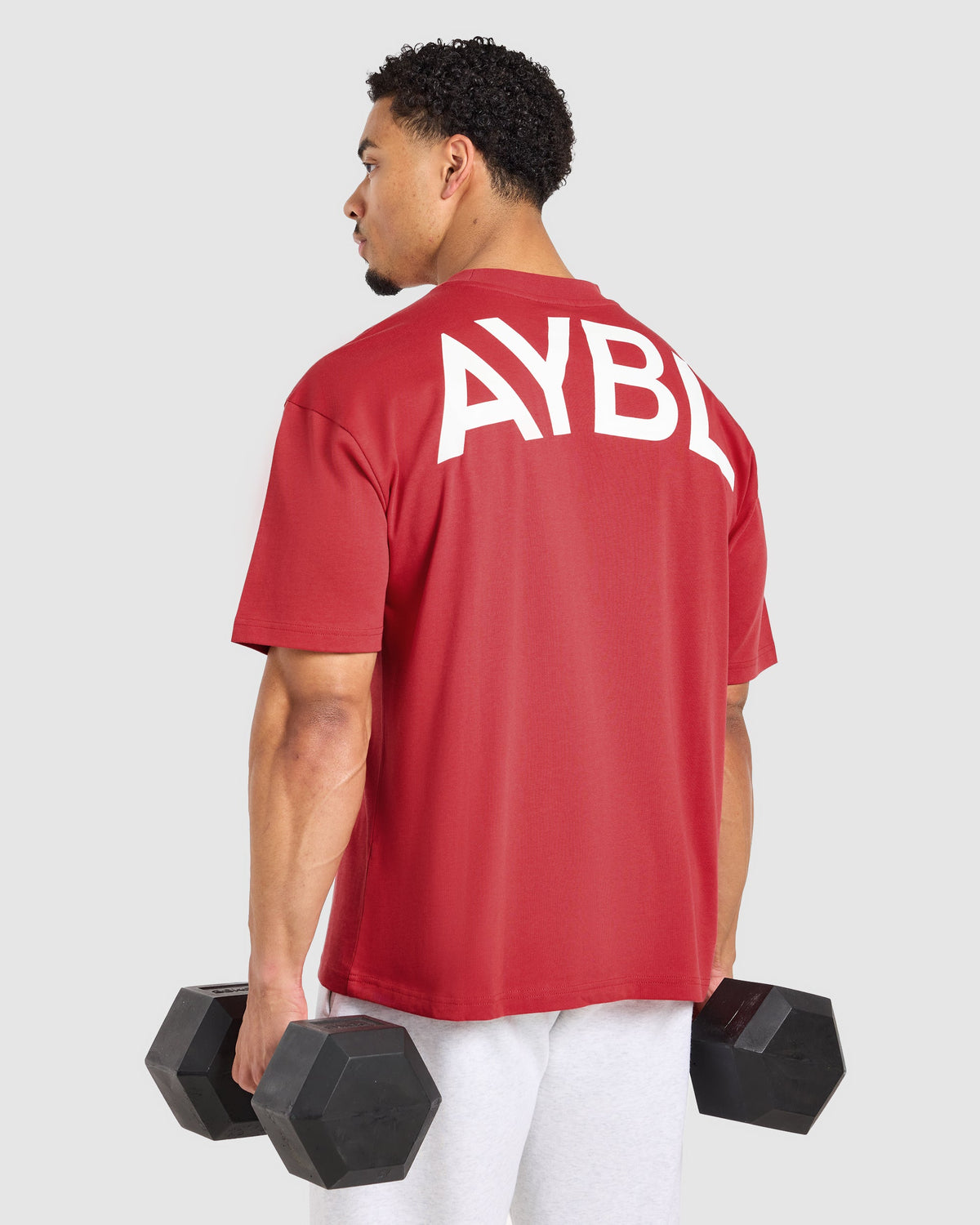 Essential Oversized T Shirt - Rood