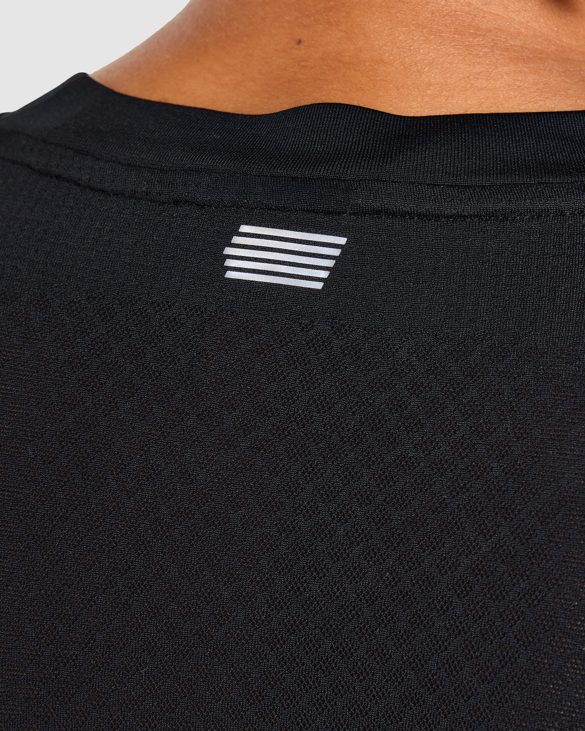 Run Seamless T Shirt - Zwart