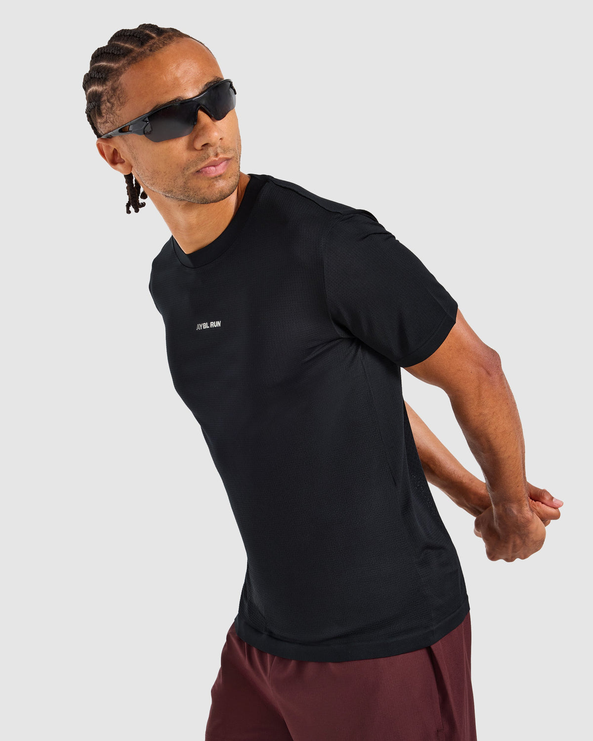 Run Seamless T Shirt - Zwart