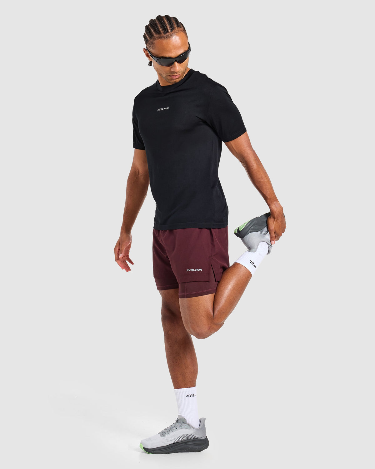 Run Seamless T Shirt - Zwart