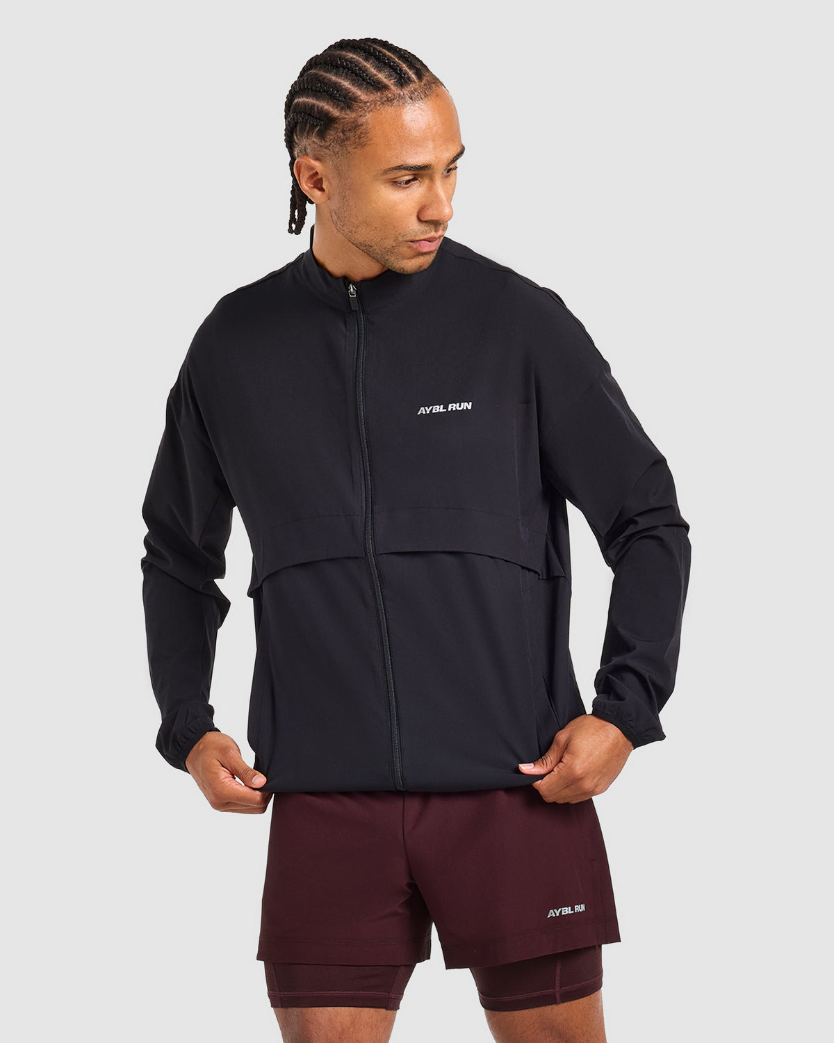 Run 2 in 1 Shorts - Dark Burgundy