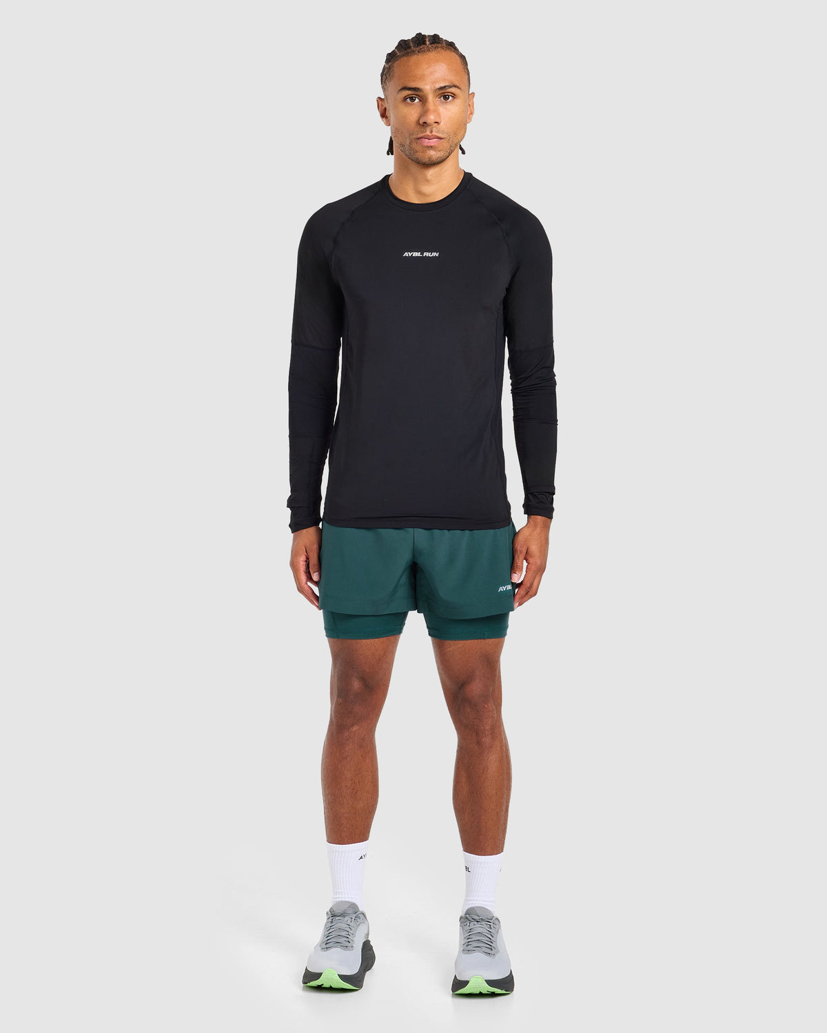 Run Long Sleeve T Shirt - Zwart