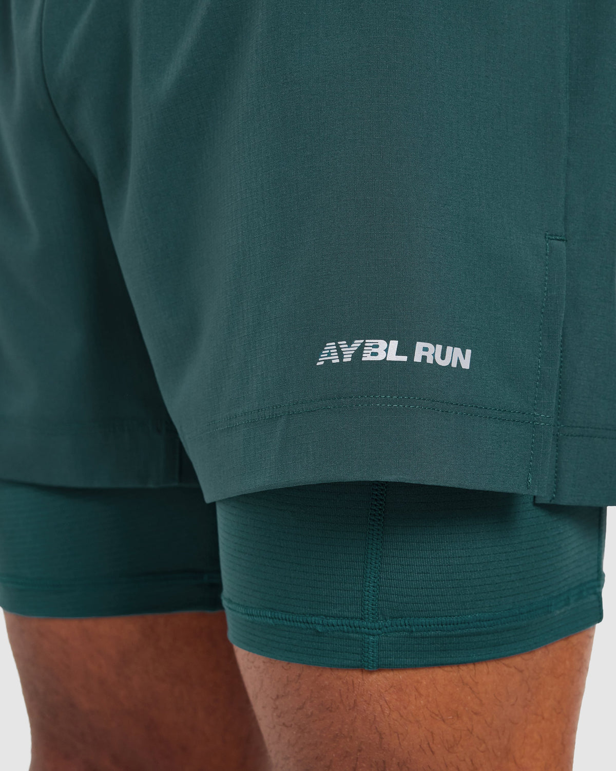 Run 2 in 1 Shorts - Dark Teal