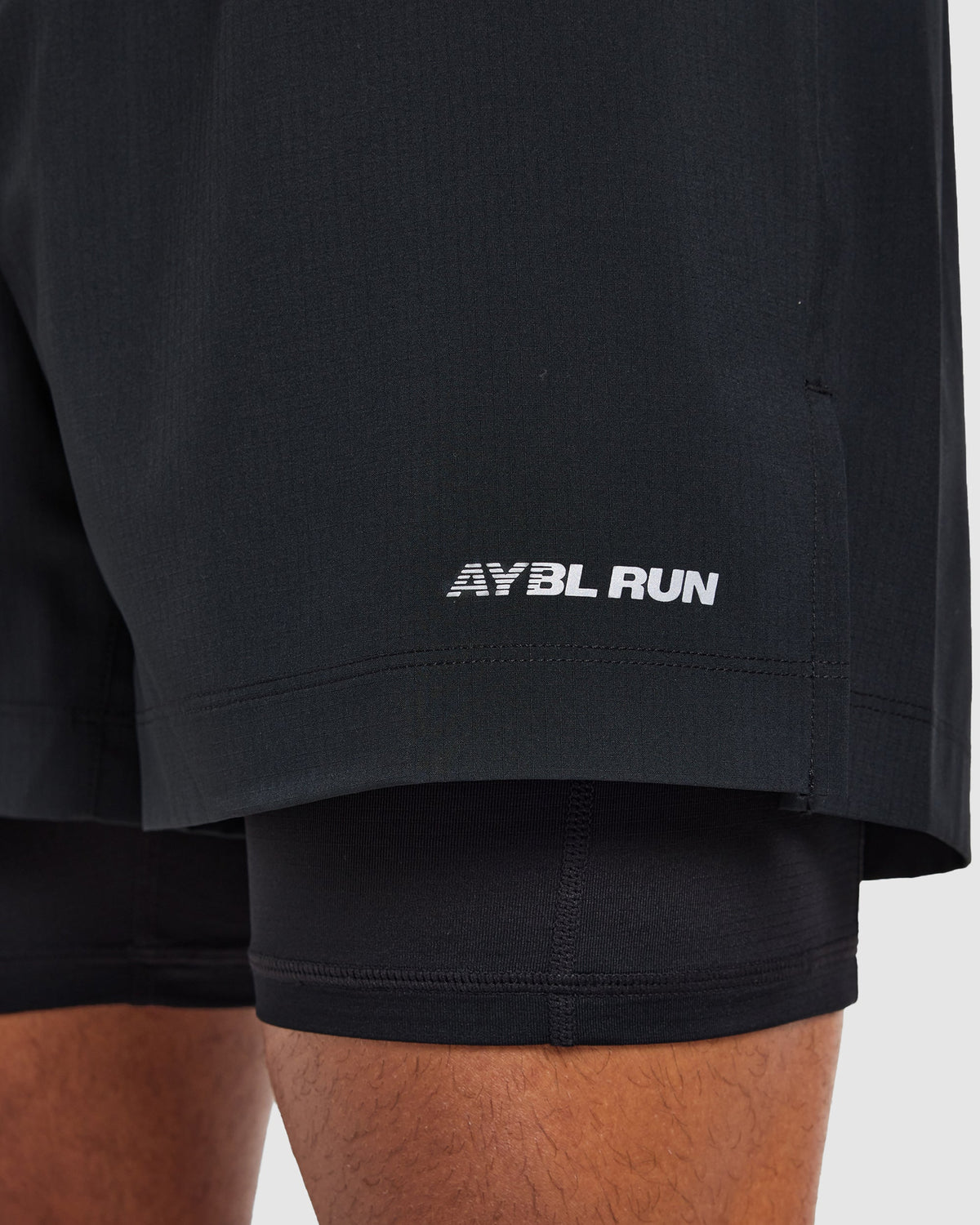 Run 2 in 1 Shorts - Zwart