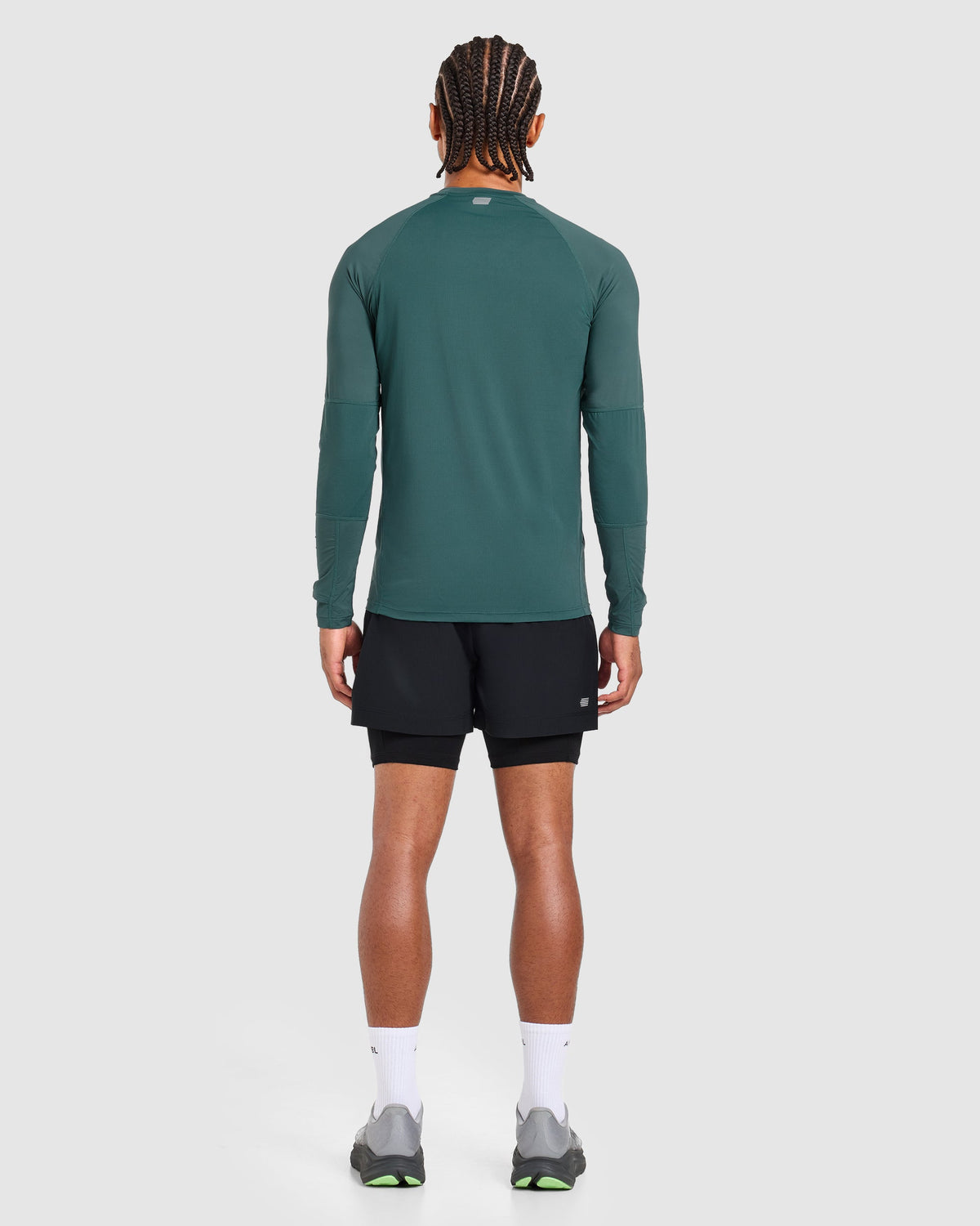 Run Long Sleeve T Shirt - Dark Teal