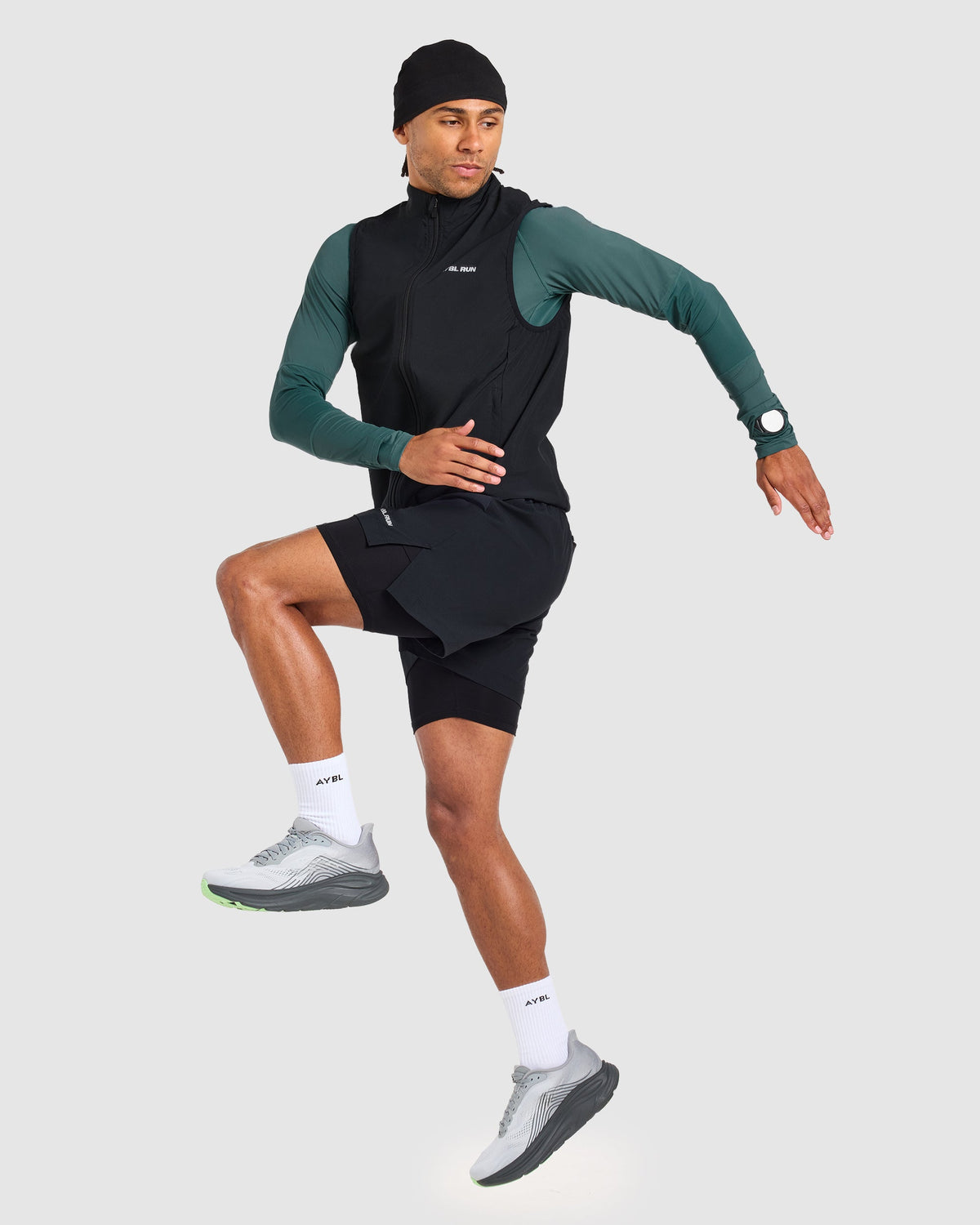 Run Gilet - Zwart
