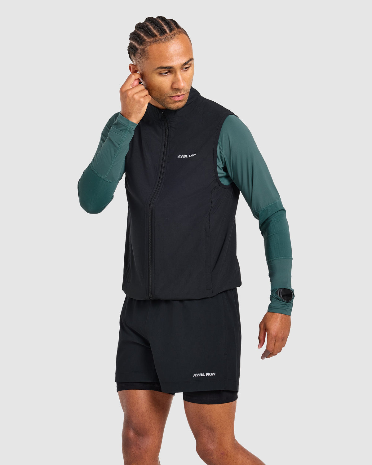 Run Gilet - Zwart