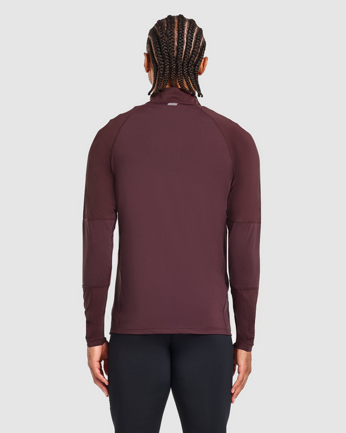 Run 1/4 Zip Pullover - Dark Burgundy