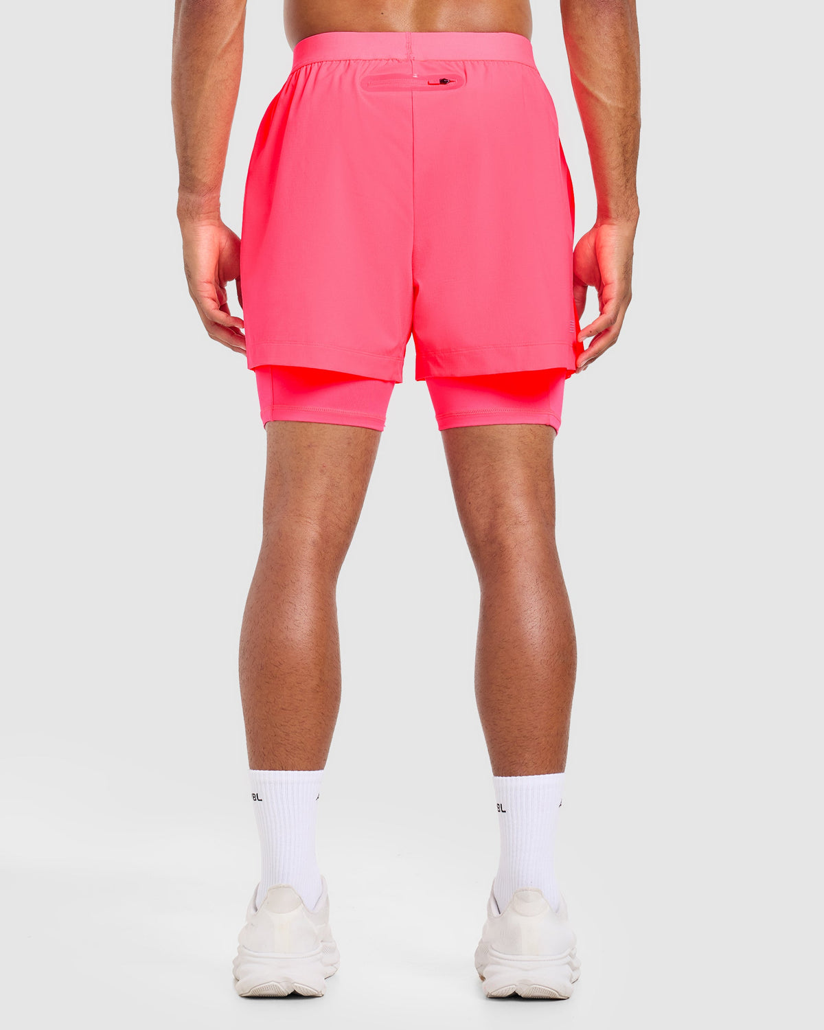 Run 2 in 1 Shorts - Neon Roze