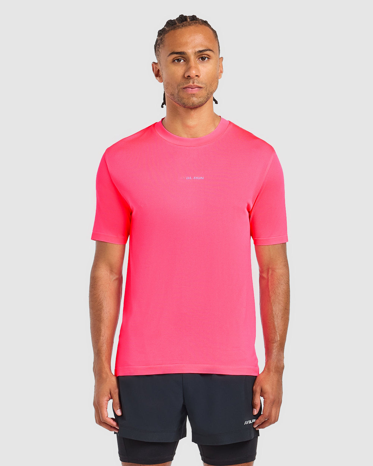Run Seamless T Shirt - Neon Roze