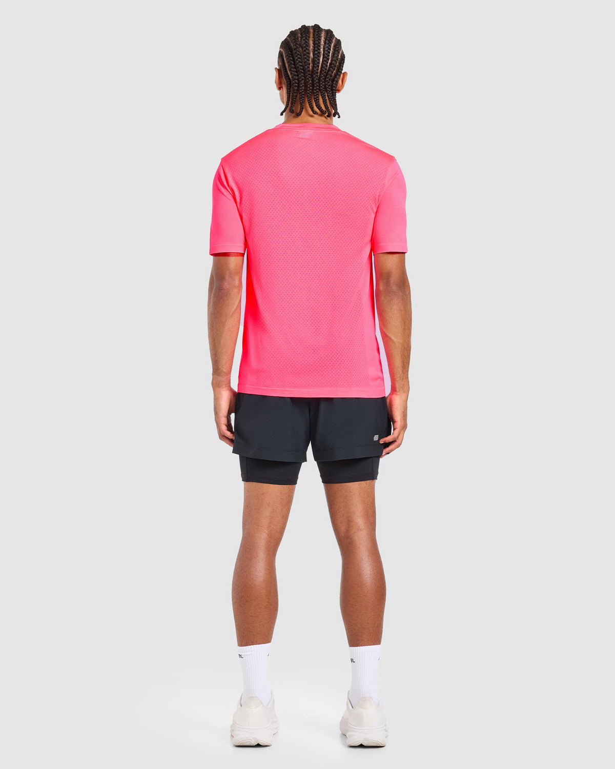 Run Seamless T Shirt - Neon Roze