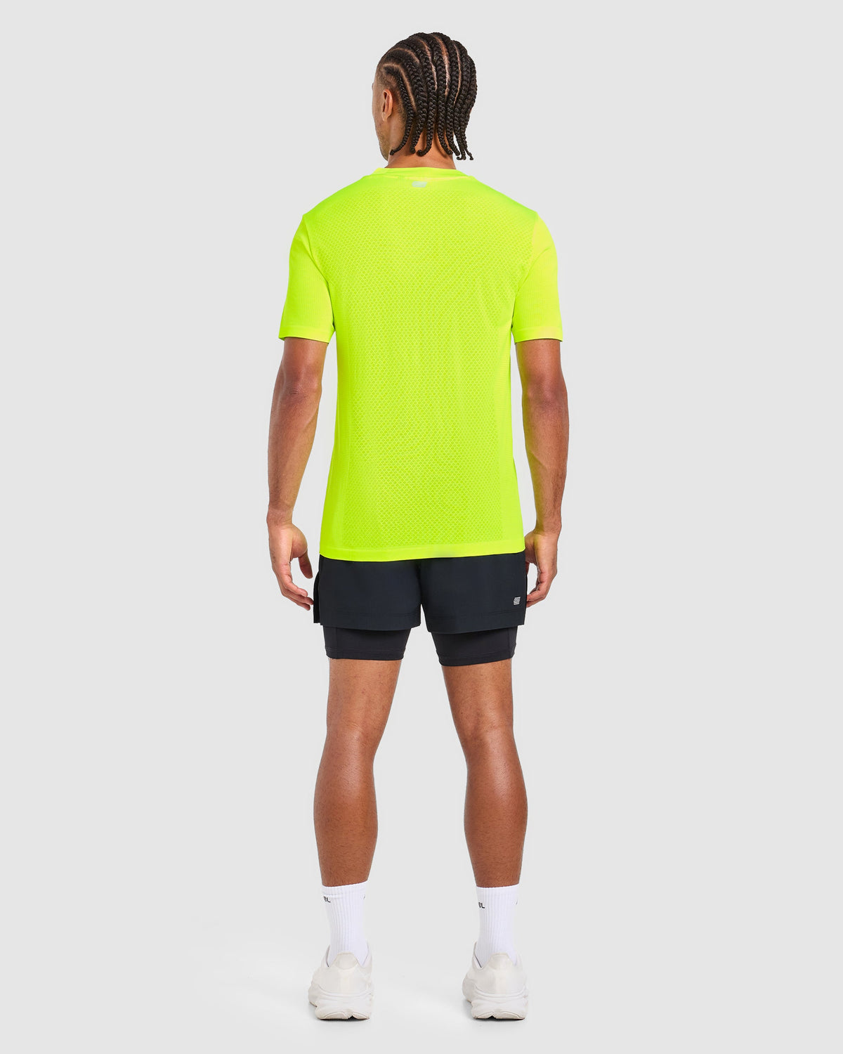 Run Seamless T Shirt - Neon Geel