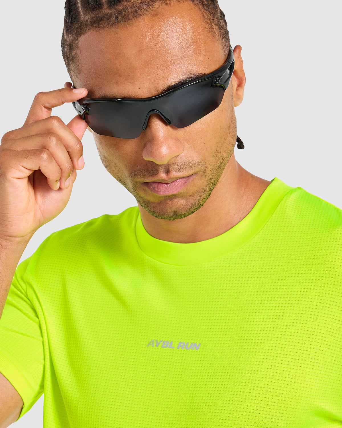 Run Seamless T Shirt - Neon Geel
