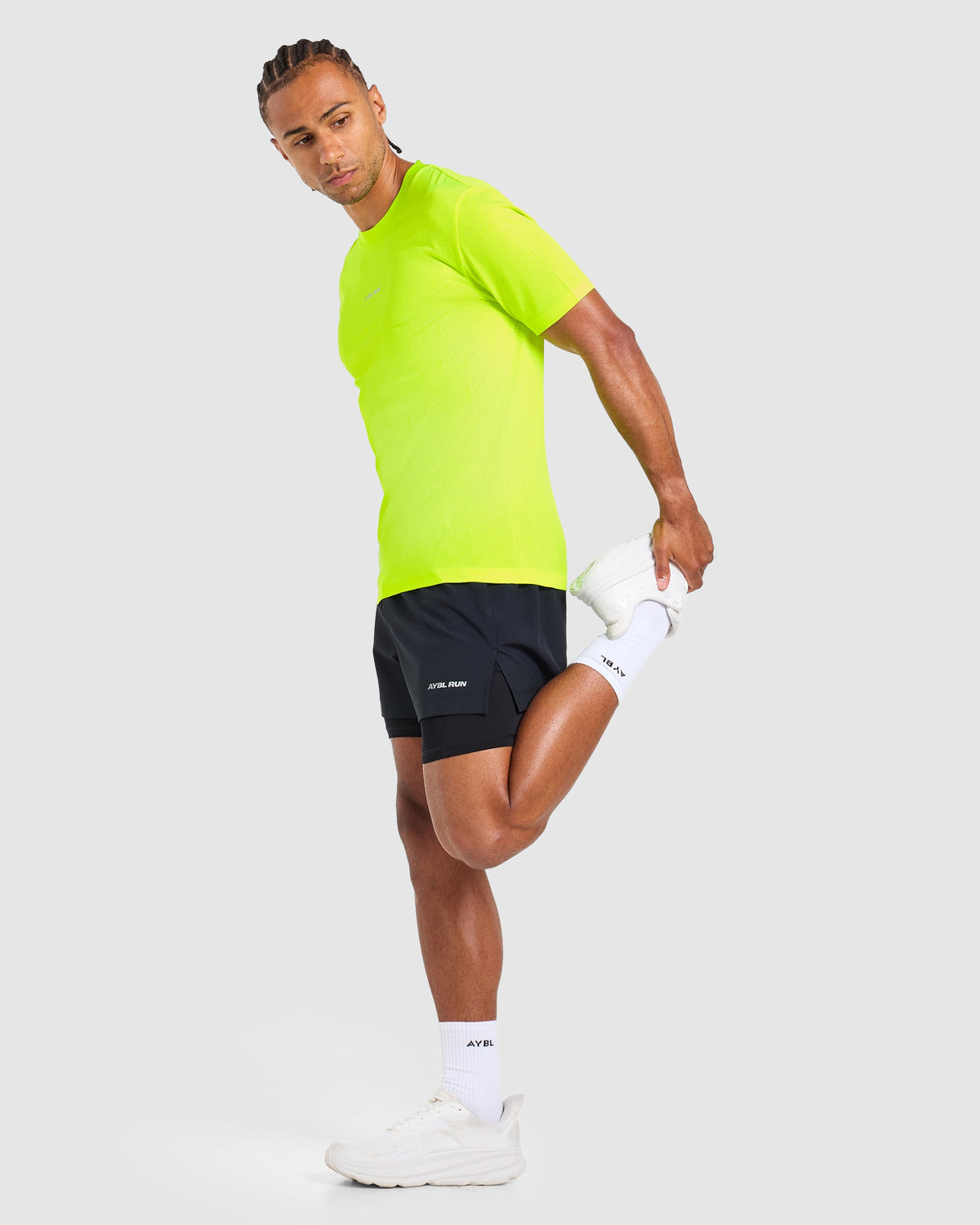 Run Seamless T Shirt - Neon Geel