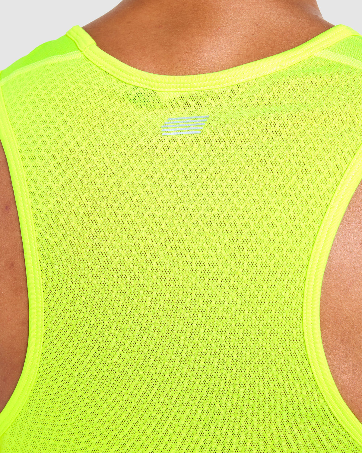 Run Seamless Tank - Neon Geel