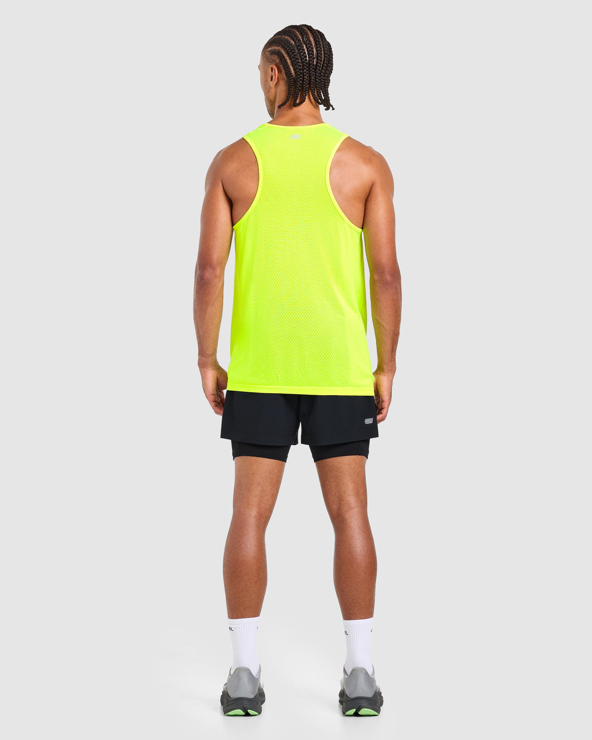Run Seamless Tank - Neon Geel