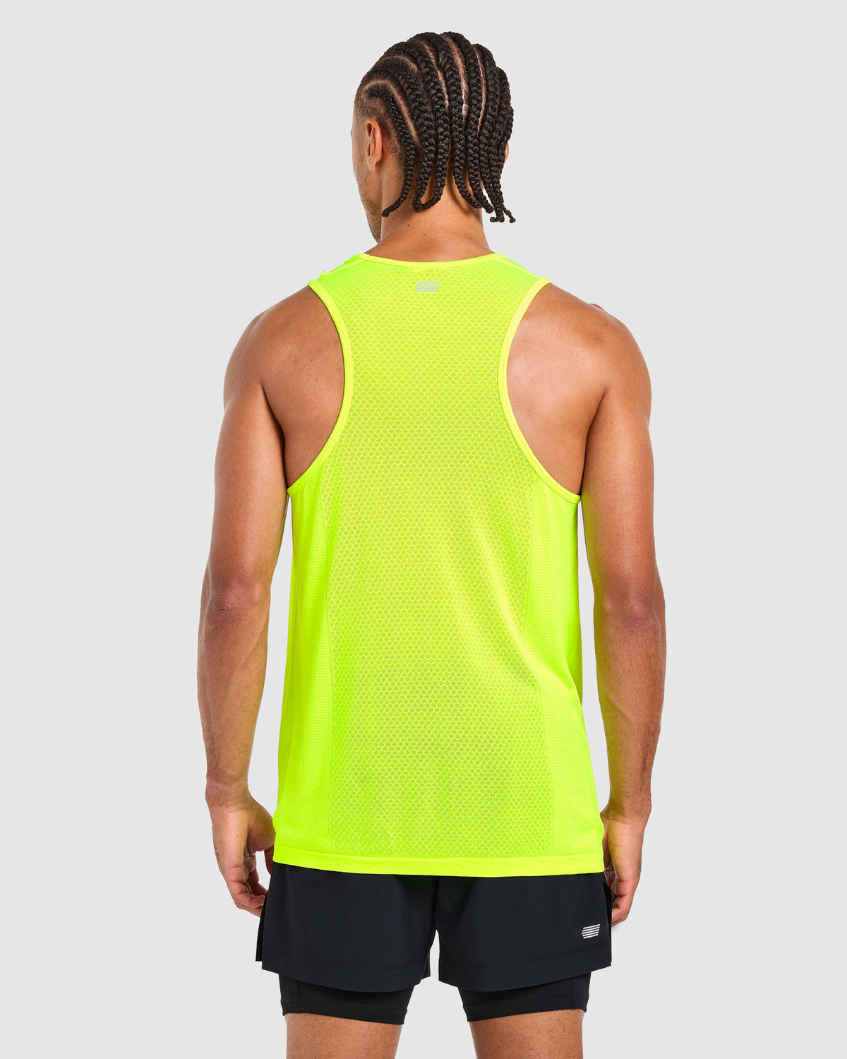 Run Seamless Tank - Neon Geel